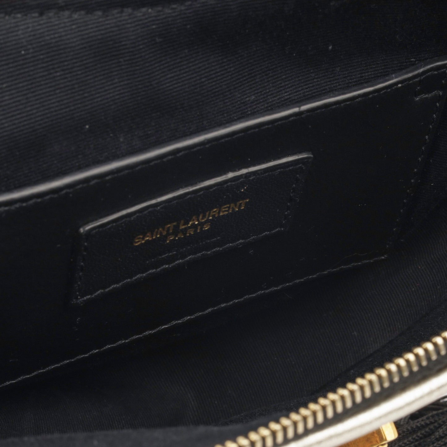 Saint Laurent Star Studded Kate - Black Suede