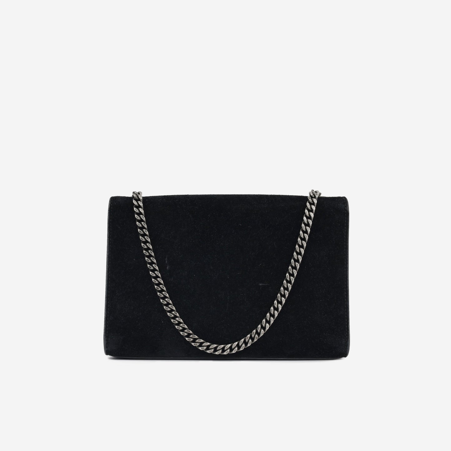 Saint Laurent Star Studded Kate - Black Suede