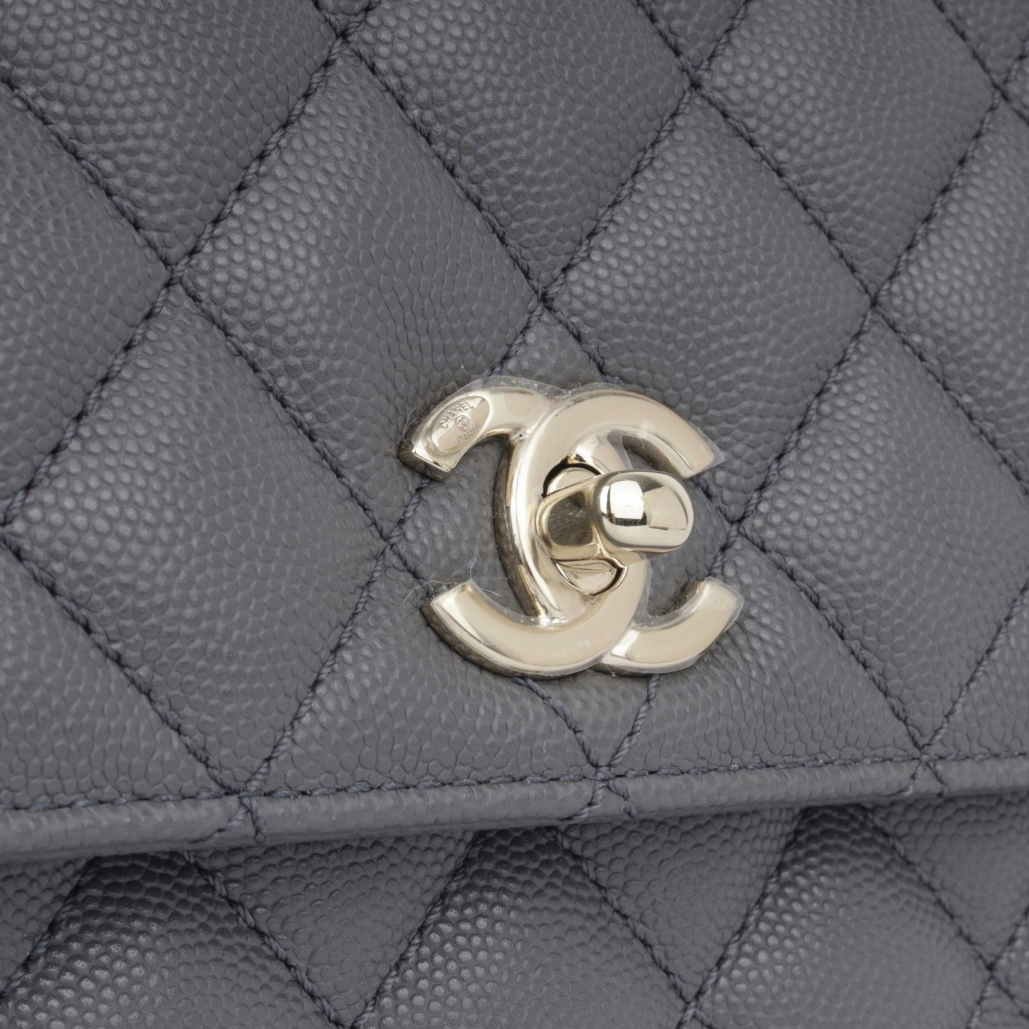 Chanel Small Coco Handle - Charcoal