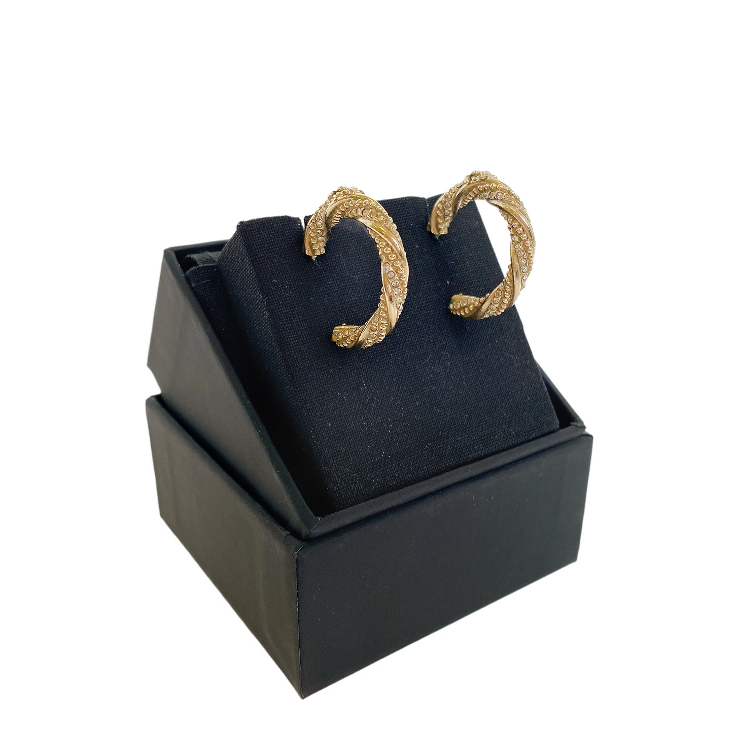CHANEL EARRING LIGHT GOLD