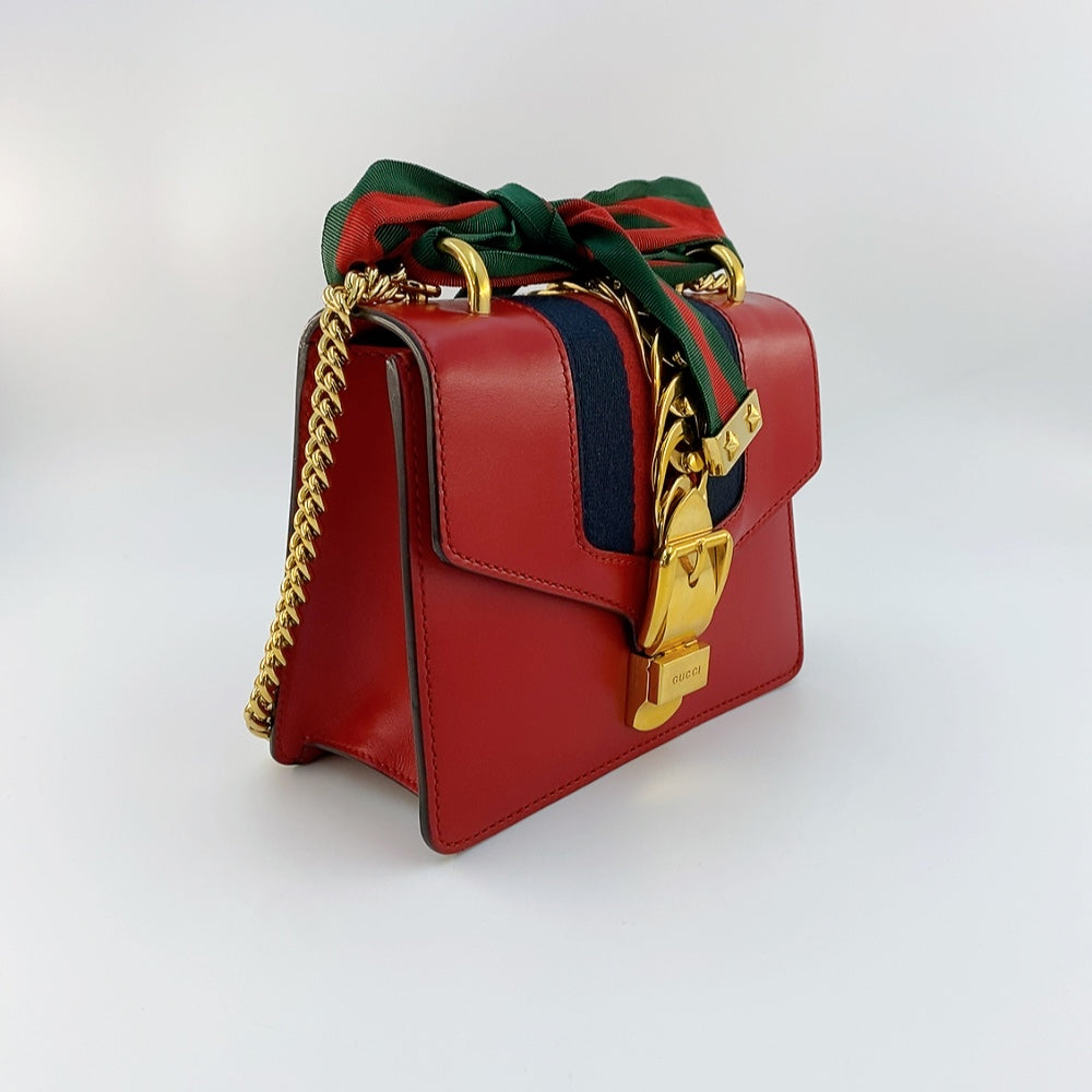 Gucci SyLouis Vuittonie Mini in Red