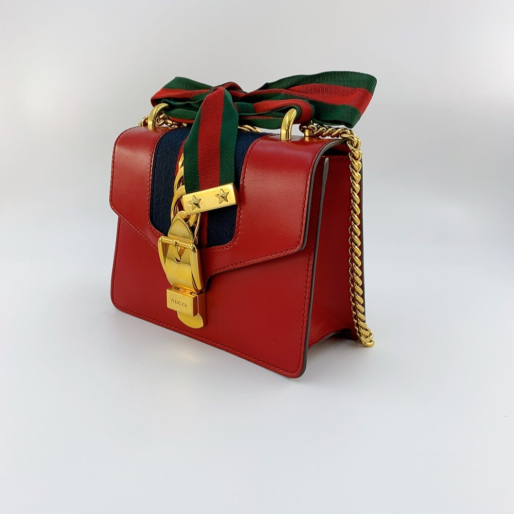 Gucci SyLouis Vuittonie Mini in Red