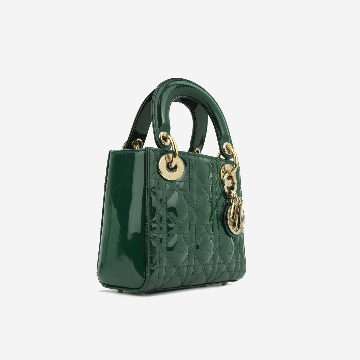 Christian Dior Mini Lady Dior - Hunter Green