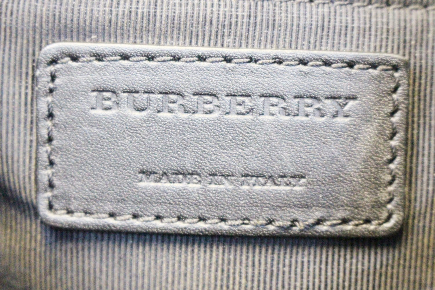 BURBERRY Black Technical Nylon Medium Rucksack Backpack Bag