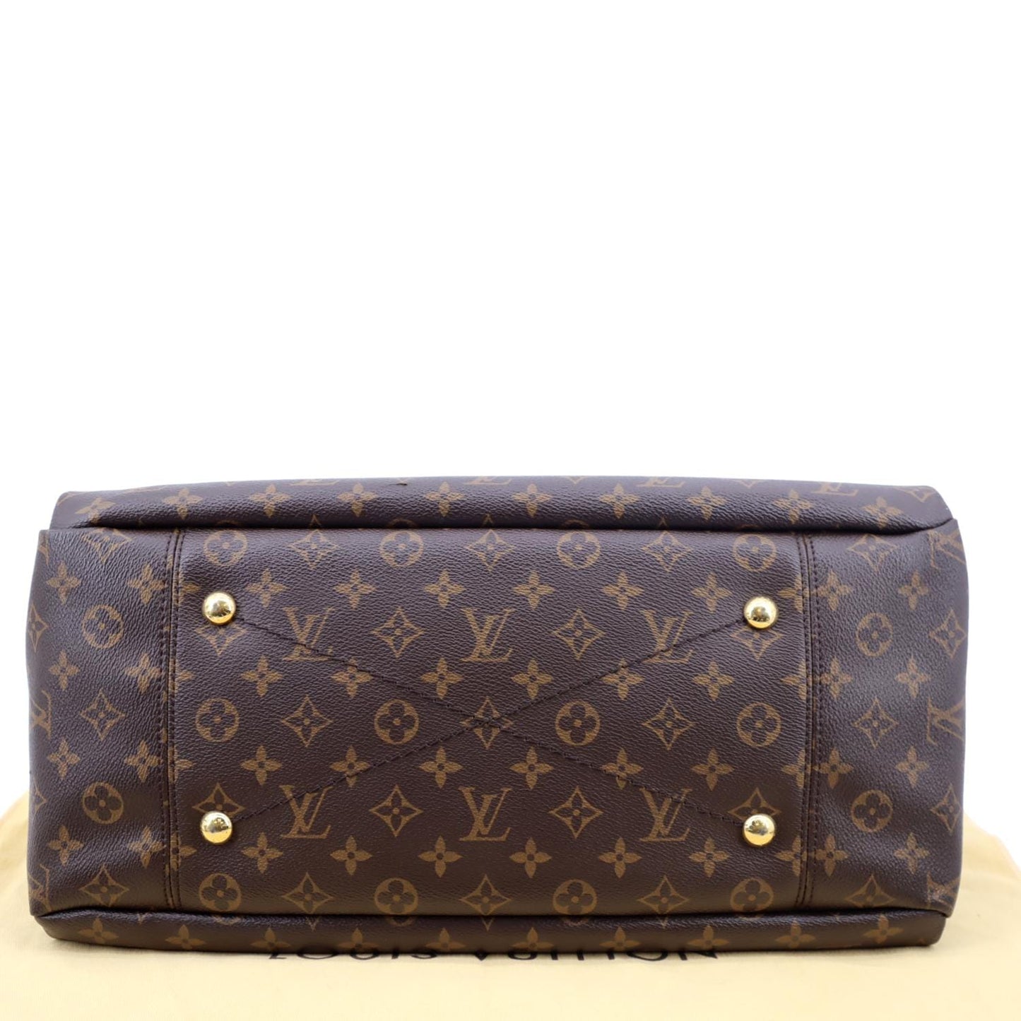 LOUIS VUITTON Artsy MM Monogram Canvas Hobo Bag Brown