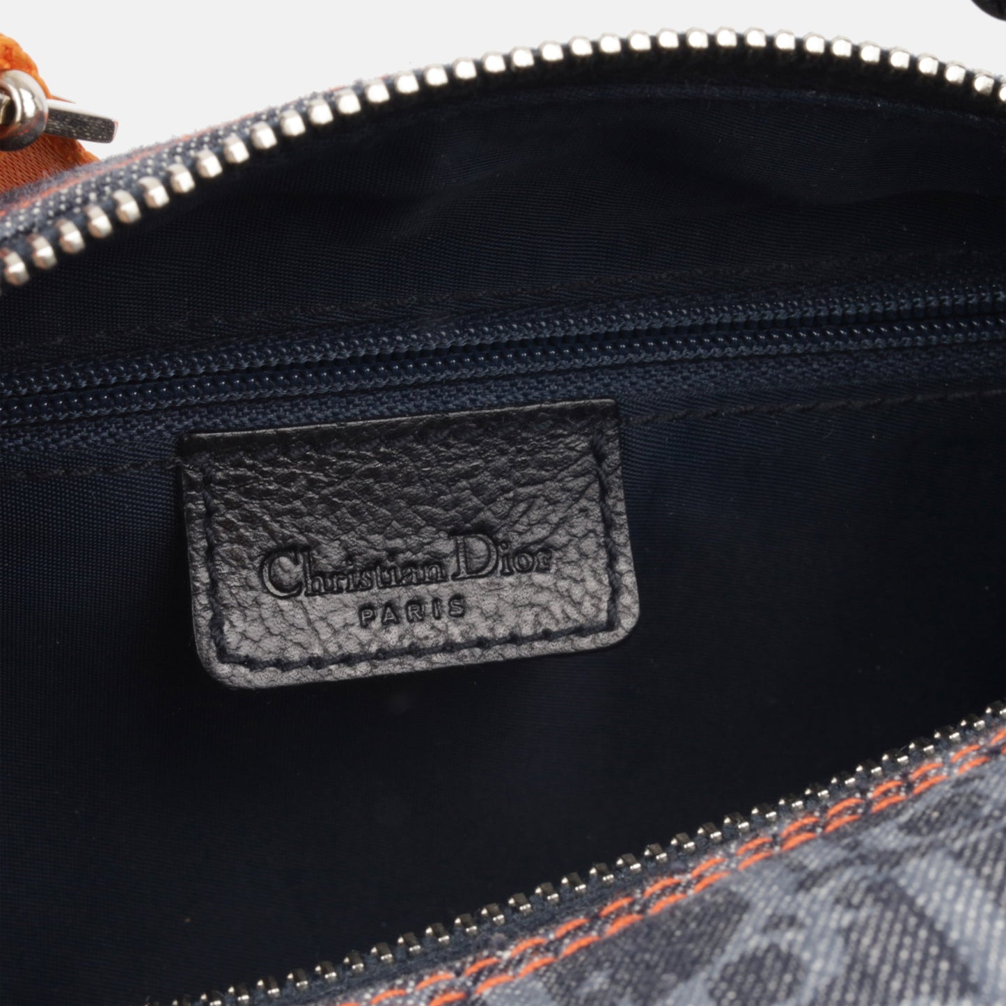 Christian Dior Denim Flight Bag - Vintage