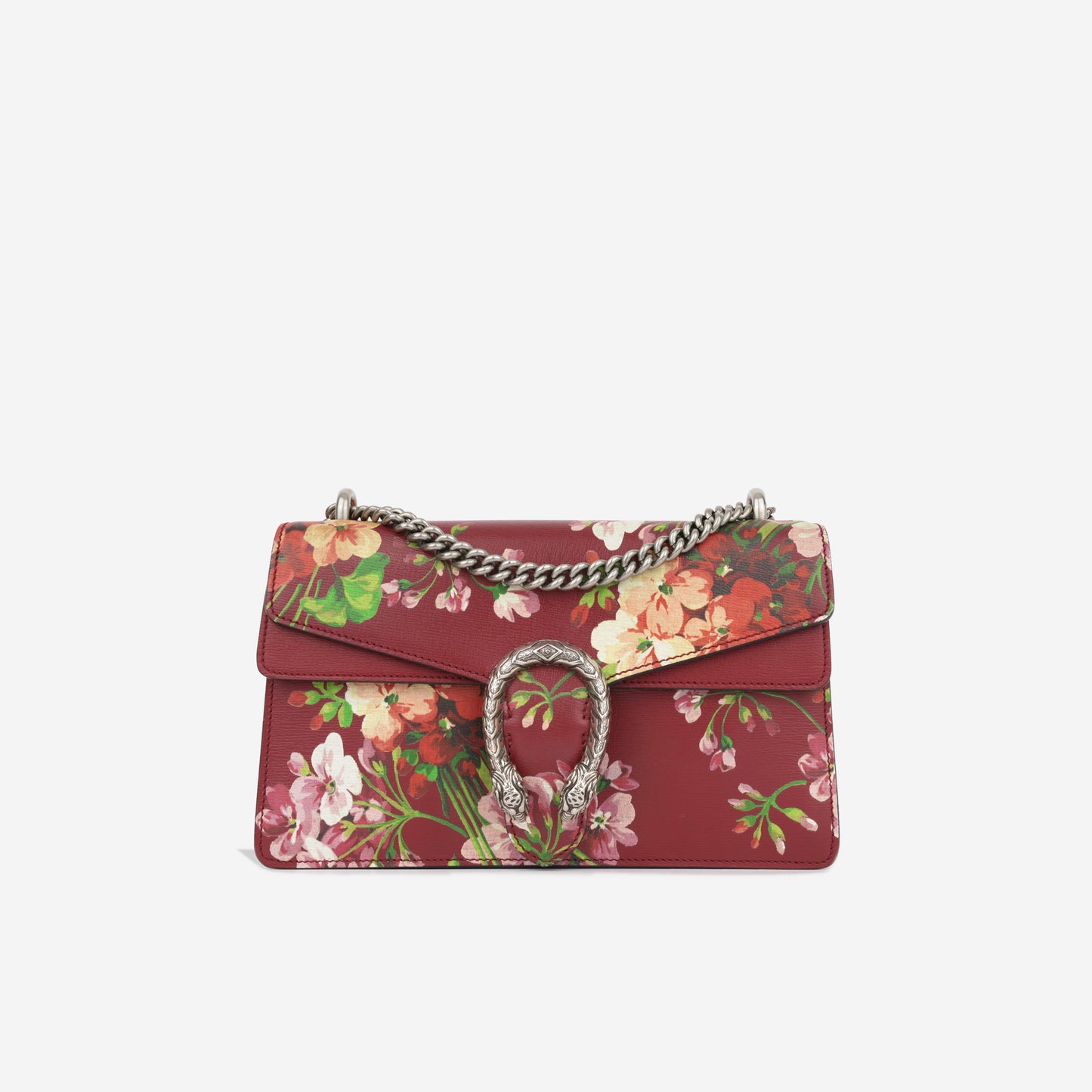 Gucci Small Dionysus -  Red Blooms Calfskin