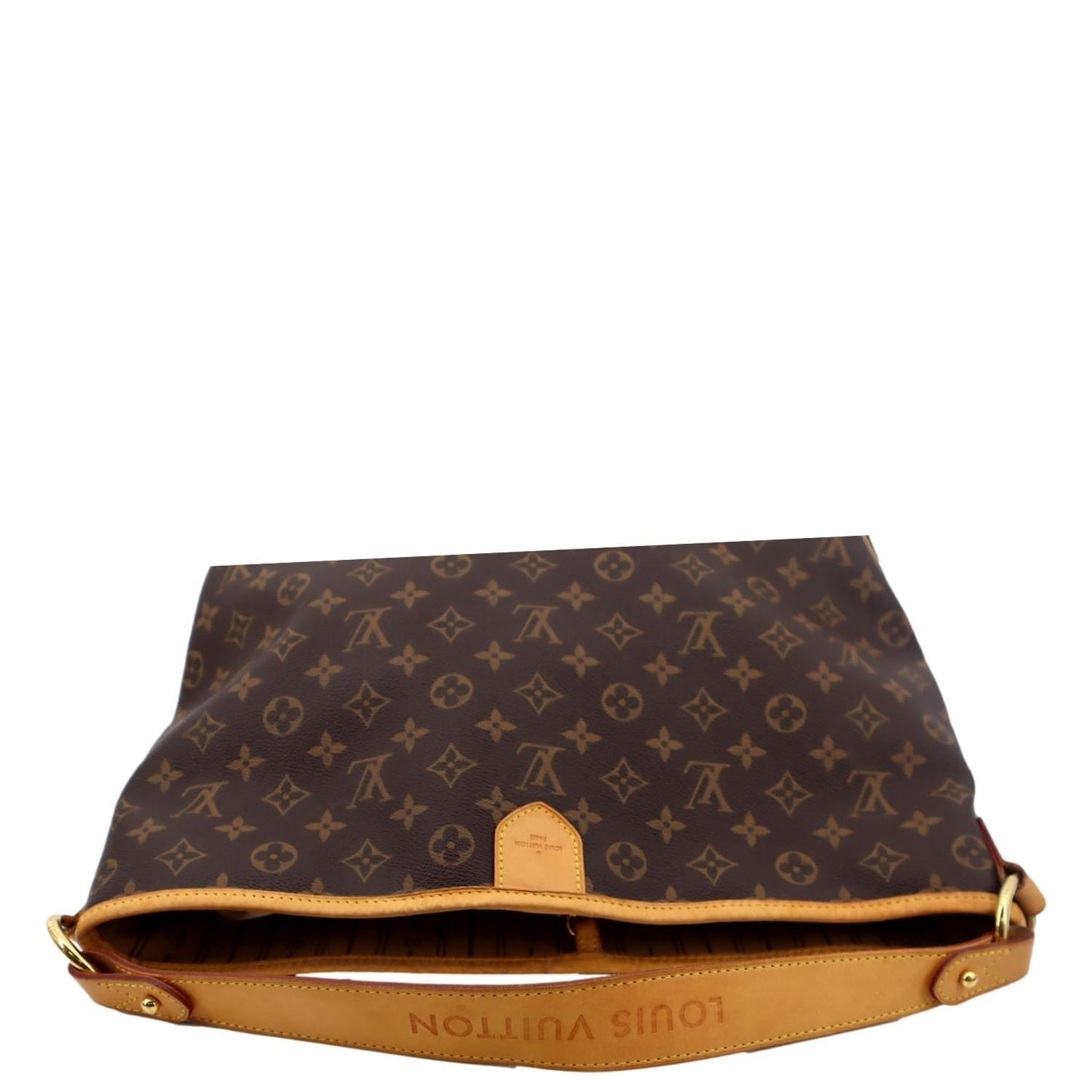 LOUIS VUITTON Delightful PM Monogram Canvas Hobo Bag Brown