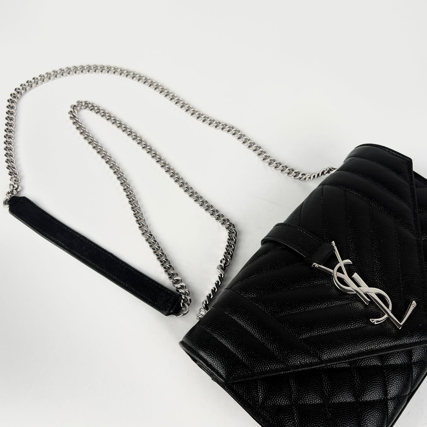 Saint Laurent Envelope Flap Small Black