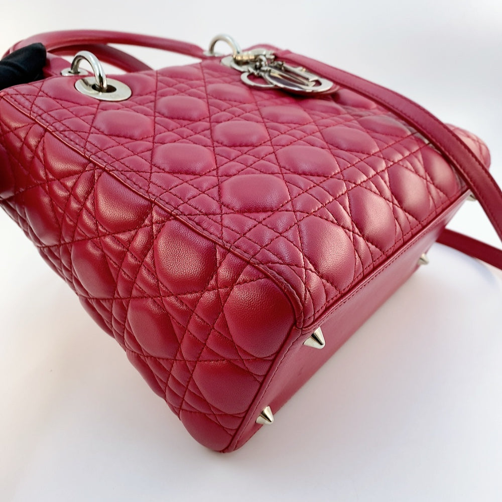 DIOR LADY MEDIUM IN RED