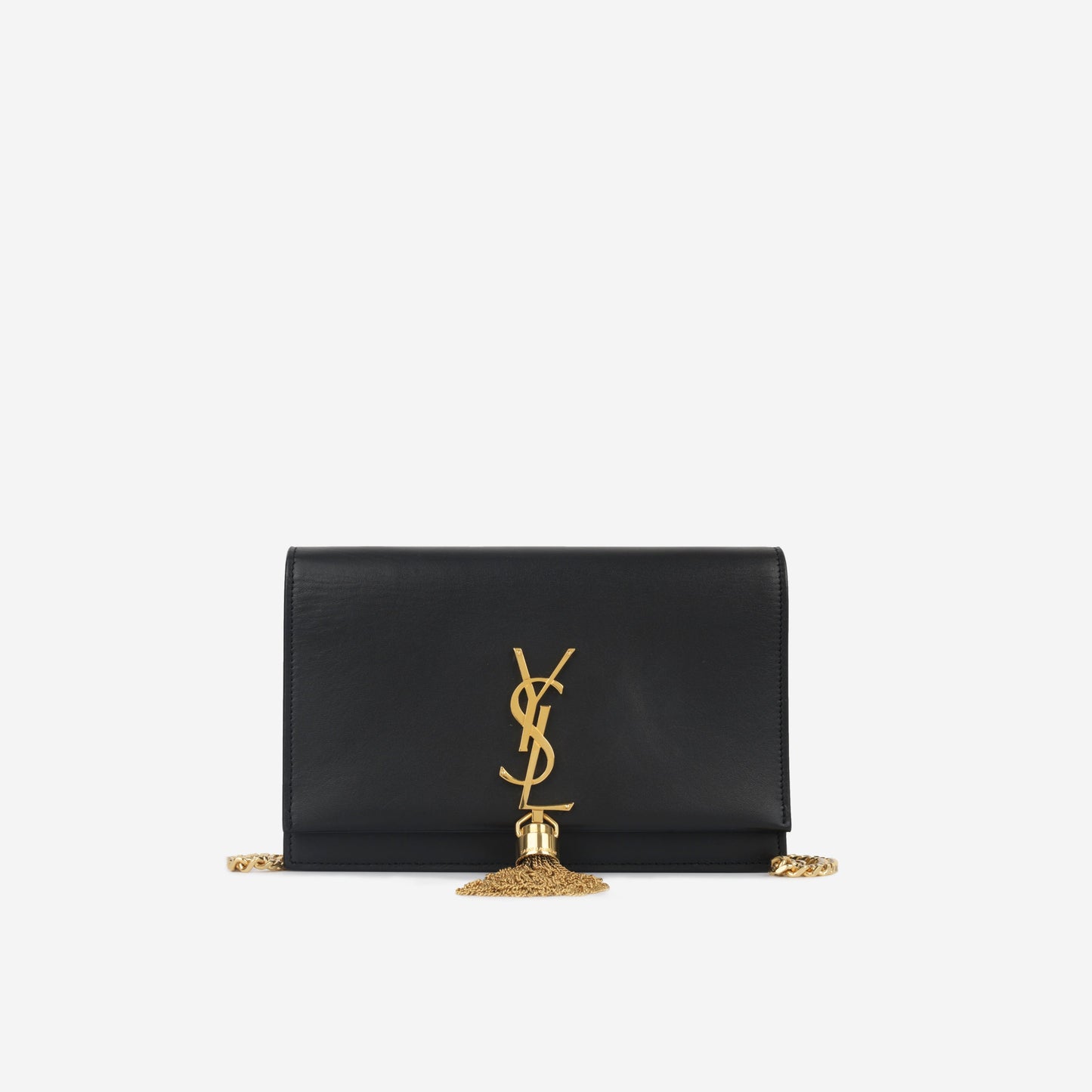 Saint Laurent Kate Chain Wallet With Tassel