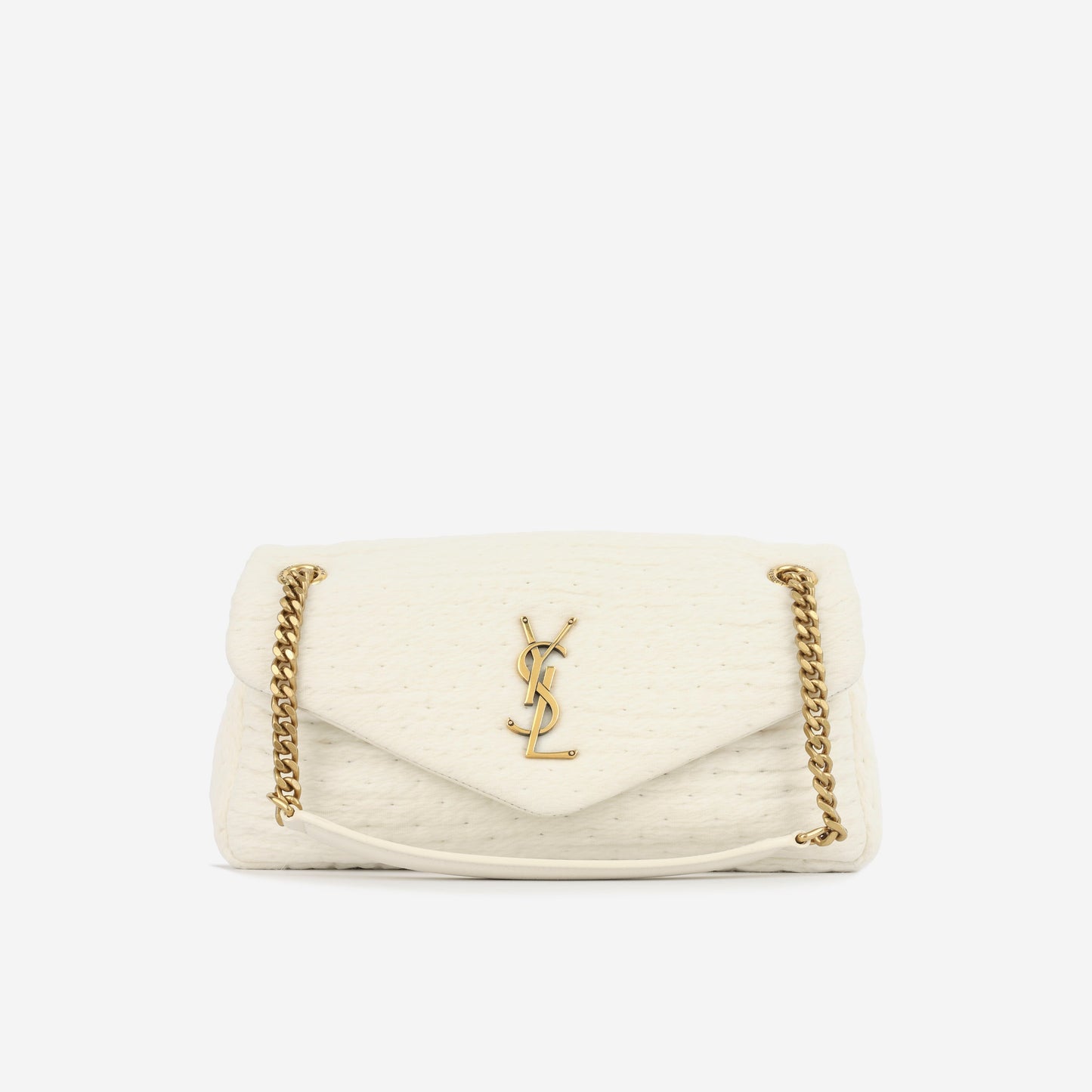 Saint Laurent Calypso - Cream Organza/Lambskin