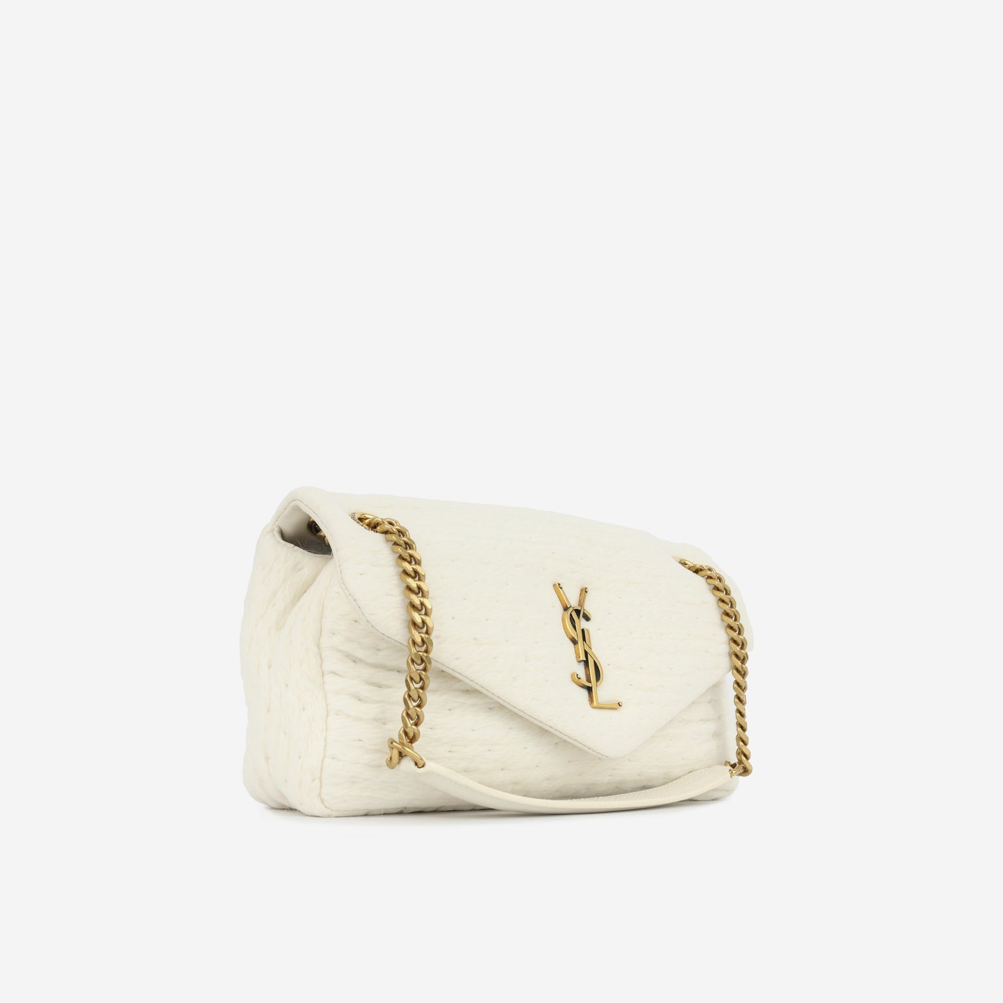 Saint Laurent Calypso - Cream Organza/Lambskin