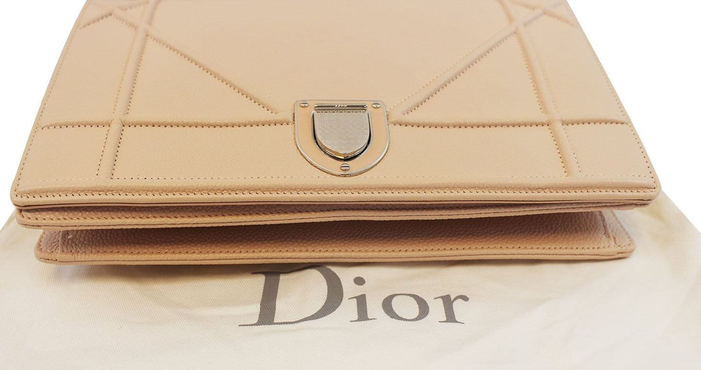 CHRISTIAN DIOR Bag - Diorama Light Pink Calfskin Shoulder Bag