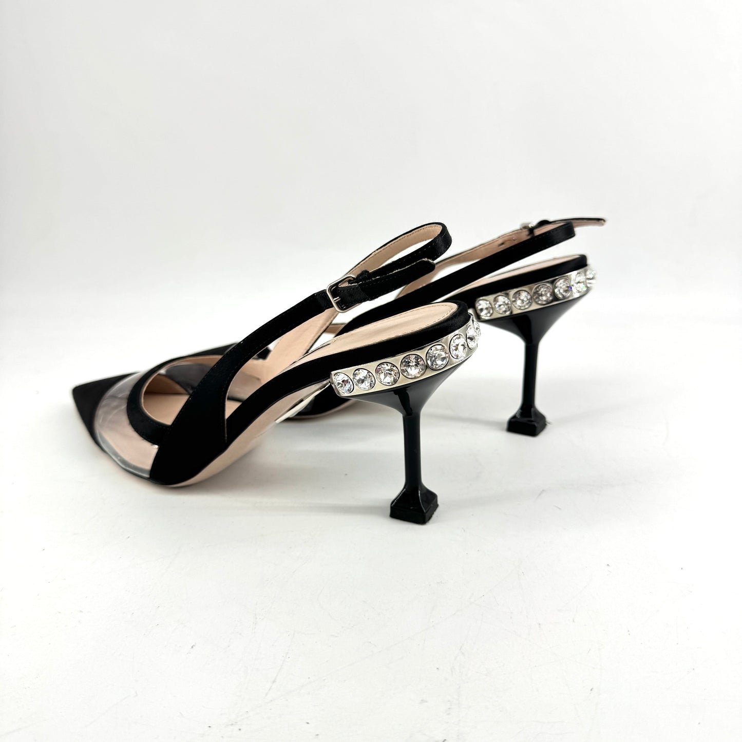 MiuMiu Crystal High Heels (Box)
