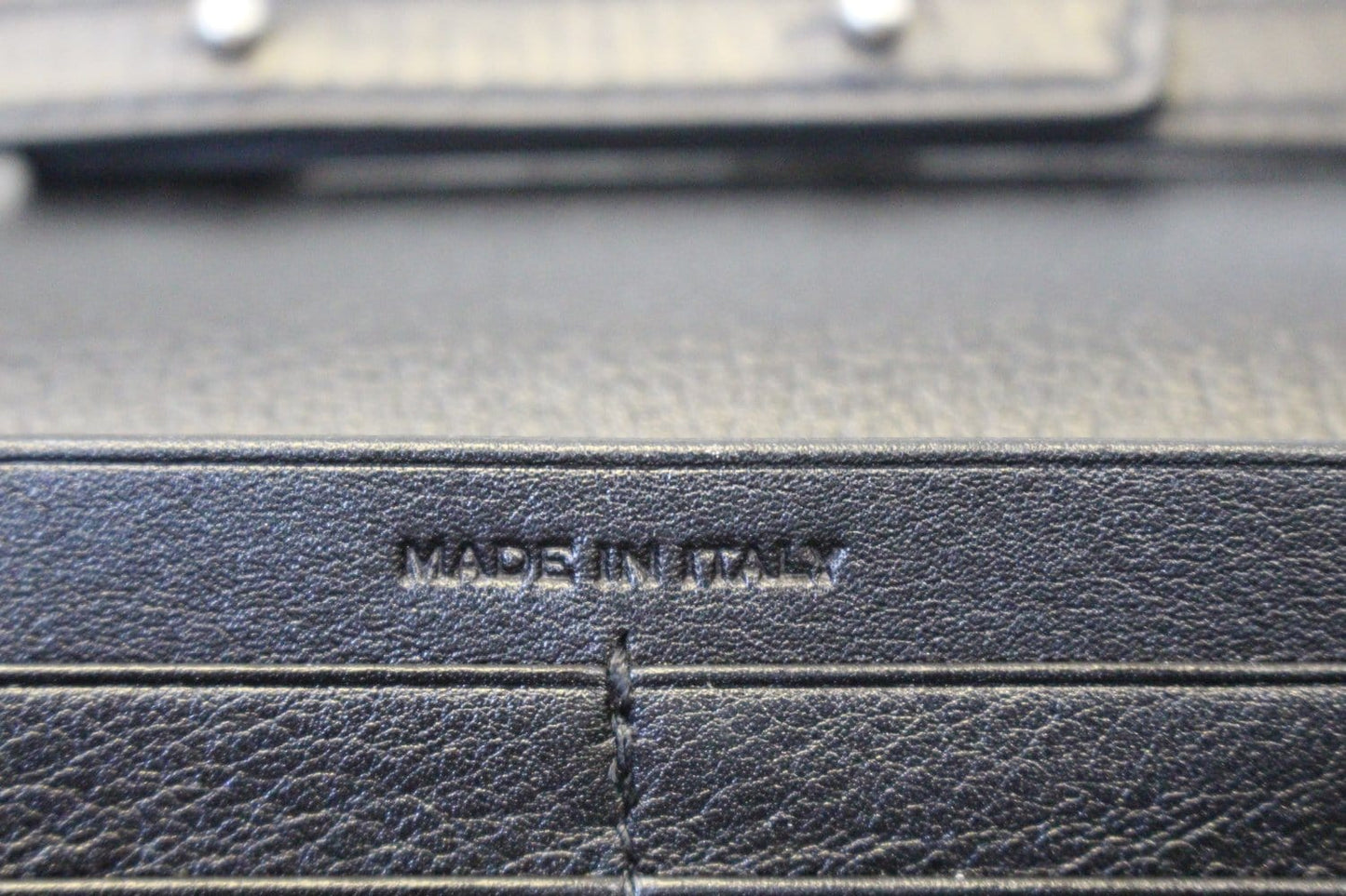 YVES SAINT LAURENT Kate Studded Black Leather Chain Clutch Crossbody Bag