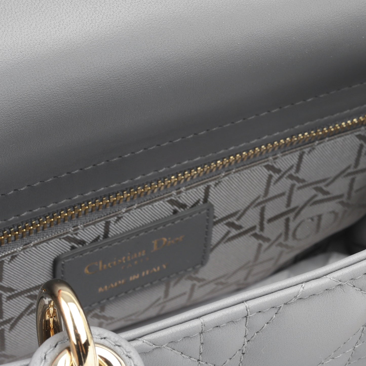 Christian Dior Small Lady Dior - Grey