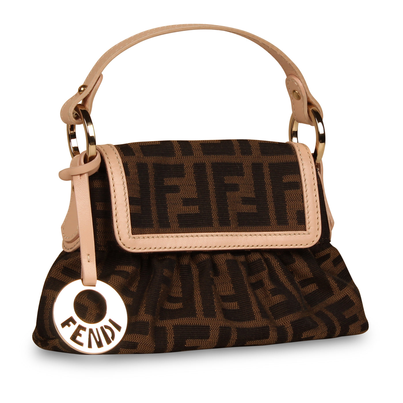 Fendi Zucca Chef Bag - Mini Pink Trim