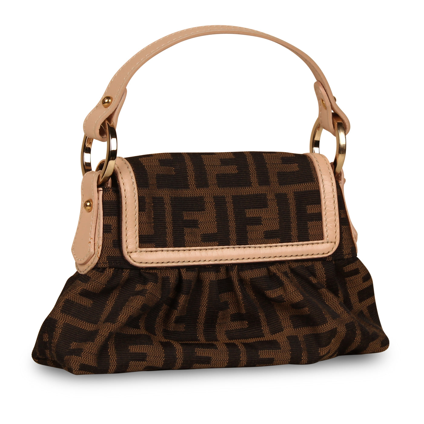 Fendi Zucca Chef Bag - Mini Pink Trim