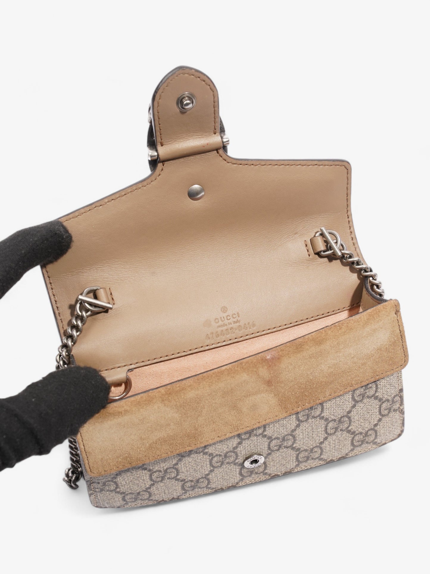 Gucci Dionysus GG Supreme Coated Canvas Super Mini