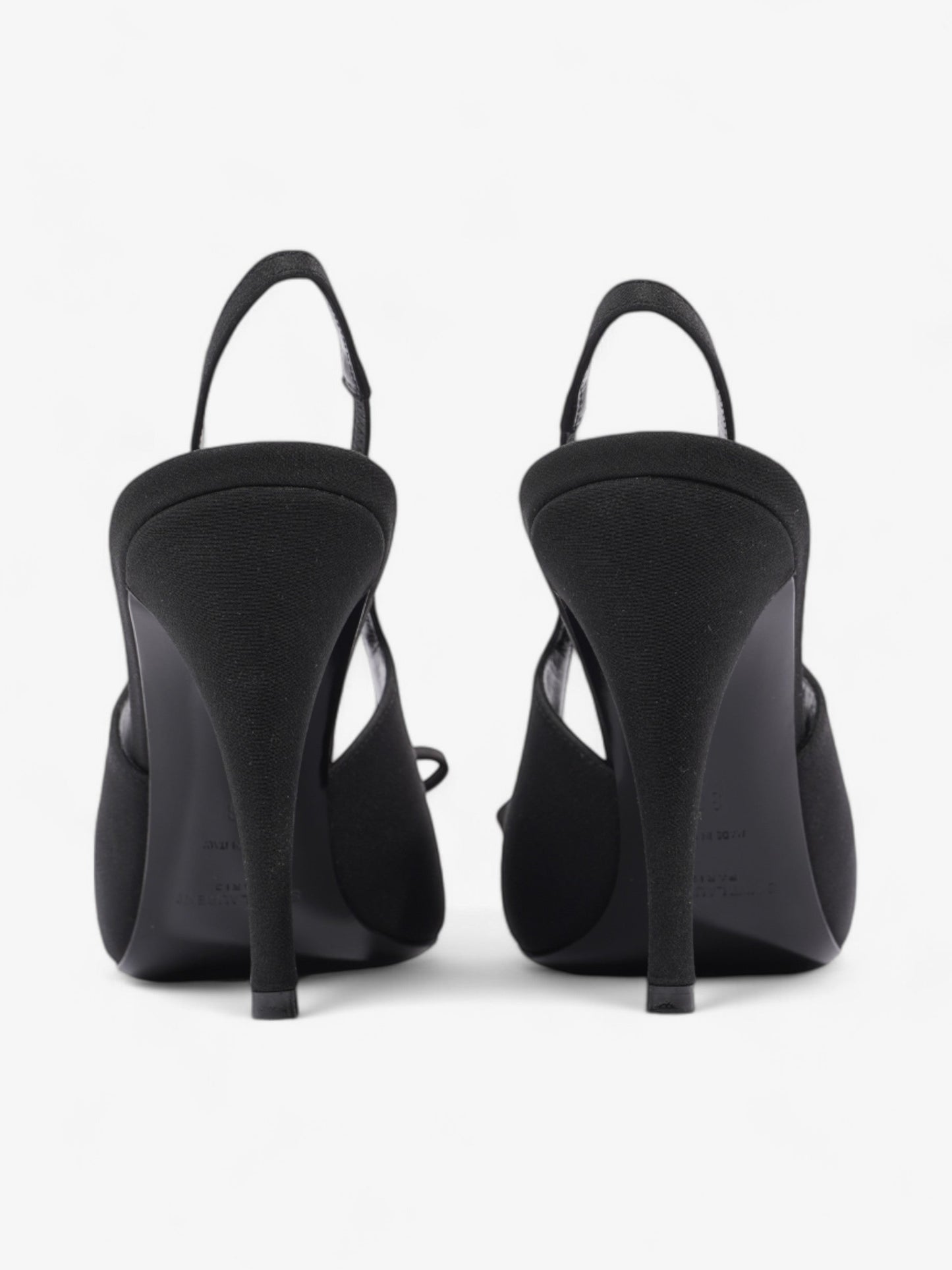 Saint Laurent Saint Aston  95 Black Satin EU 38 UK 5