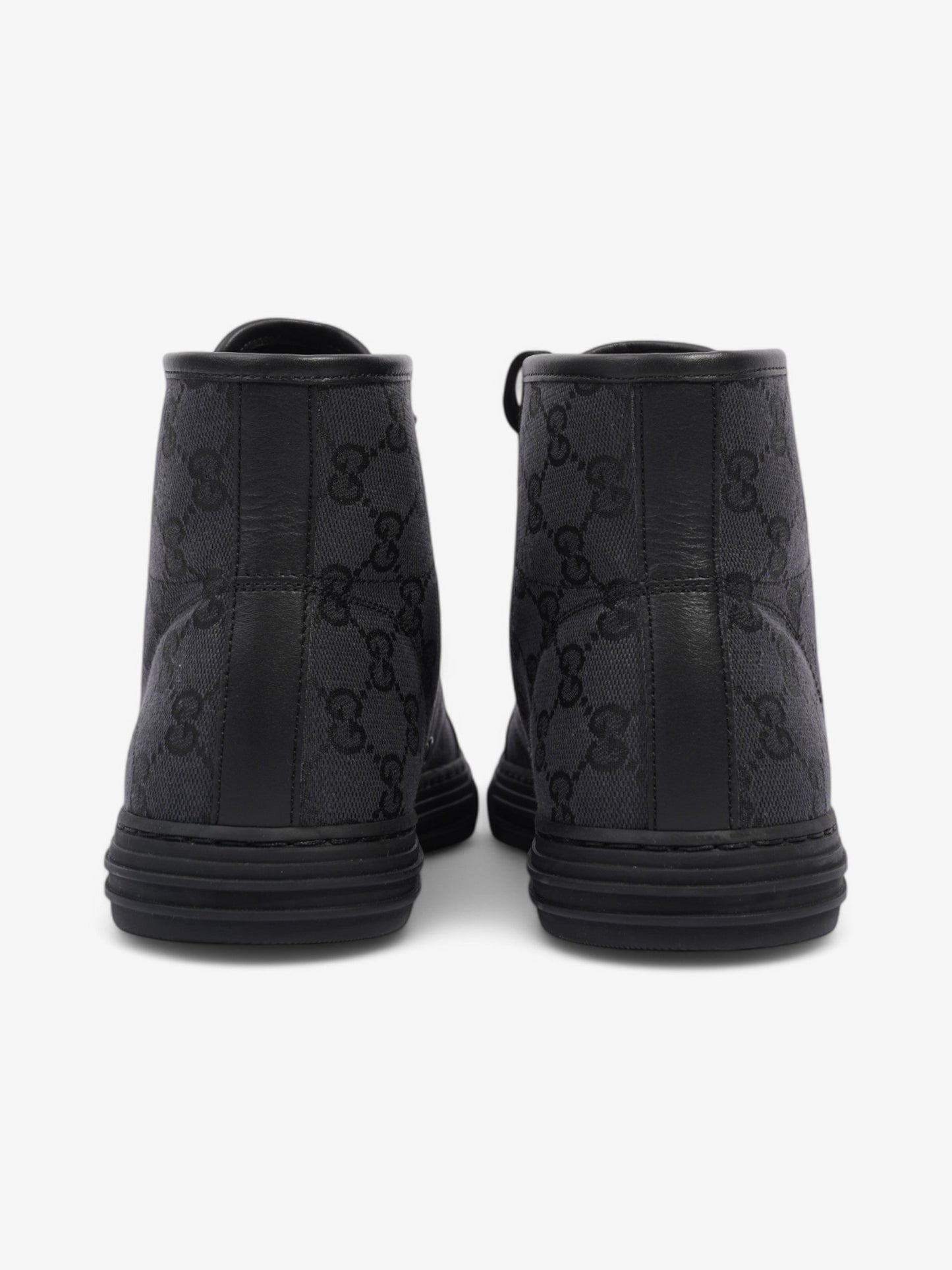 Gucci GG High Top Black Canvas EU 41.5 UK 7.5