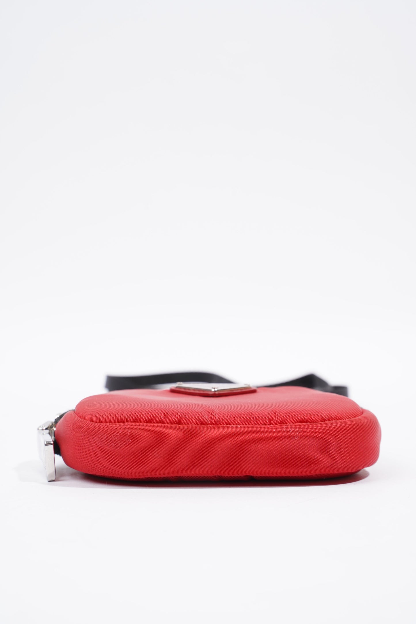 Prada Pouch With Strap Red Nylon
