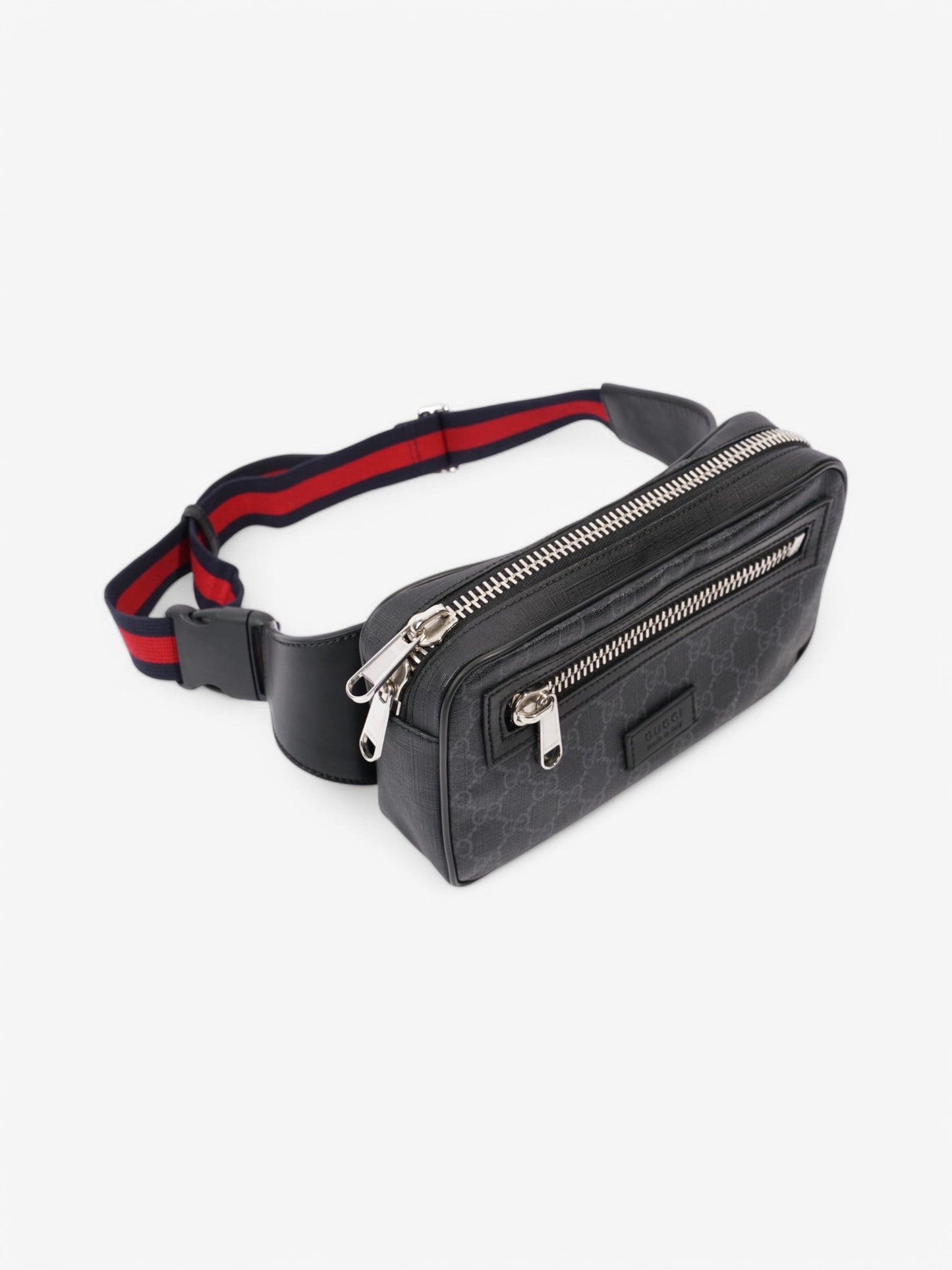 Gucci GG Bum Bag GG Supreme / Black Coated Canvas