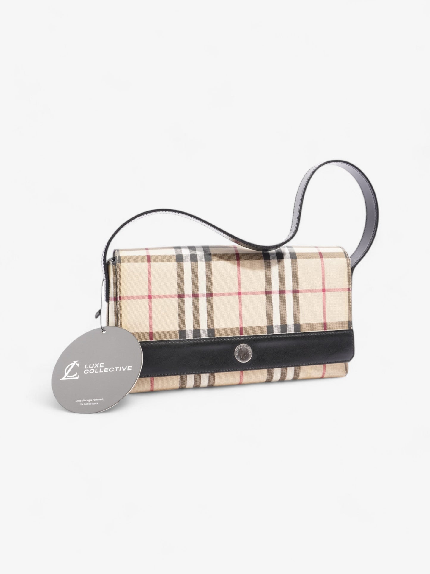 Burberry Check Shoulder Bag Nova Check / Black Canvas