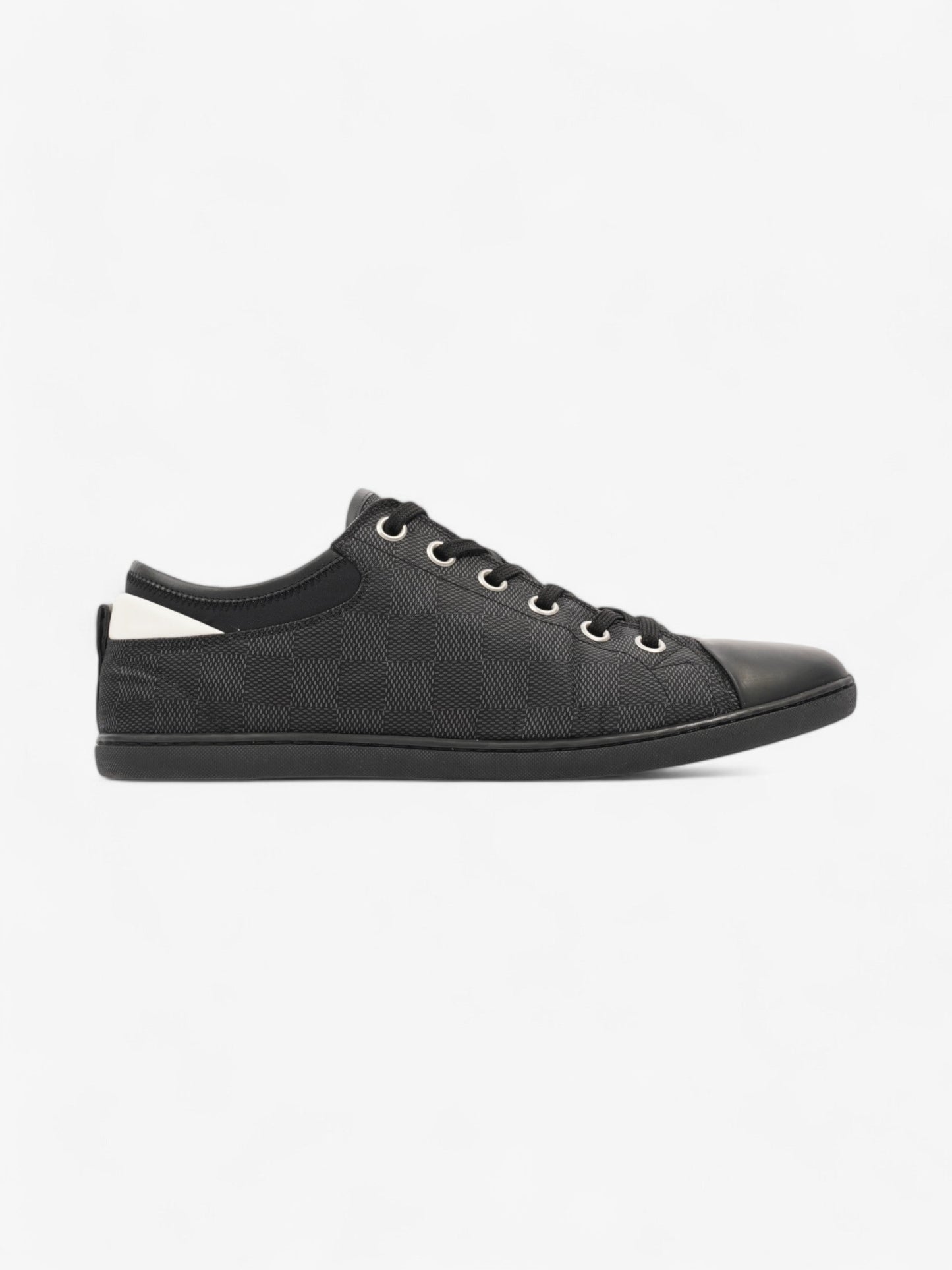 Louis Vuitton Match Up Damier Sneakers Black / White Canvas EU 42 UK 8