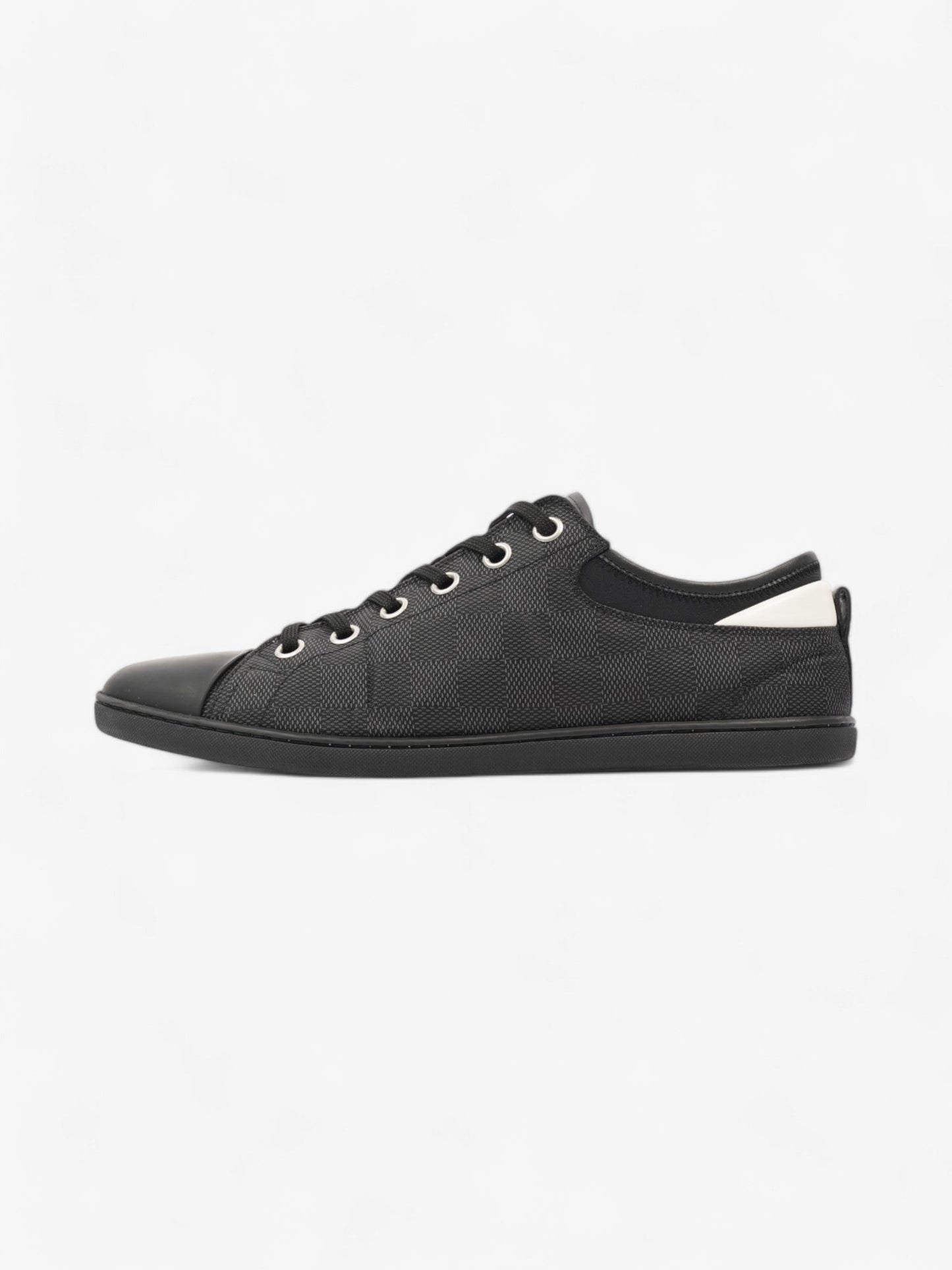 Louis Vuitton Match Up Damier Sneakers Black / White Canvas EU 42 UK 8