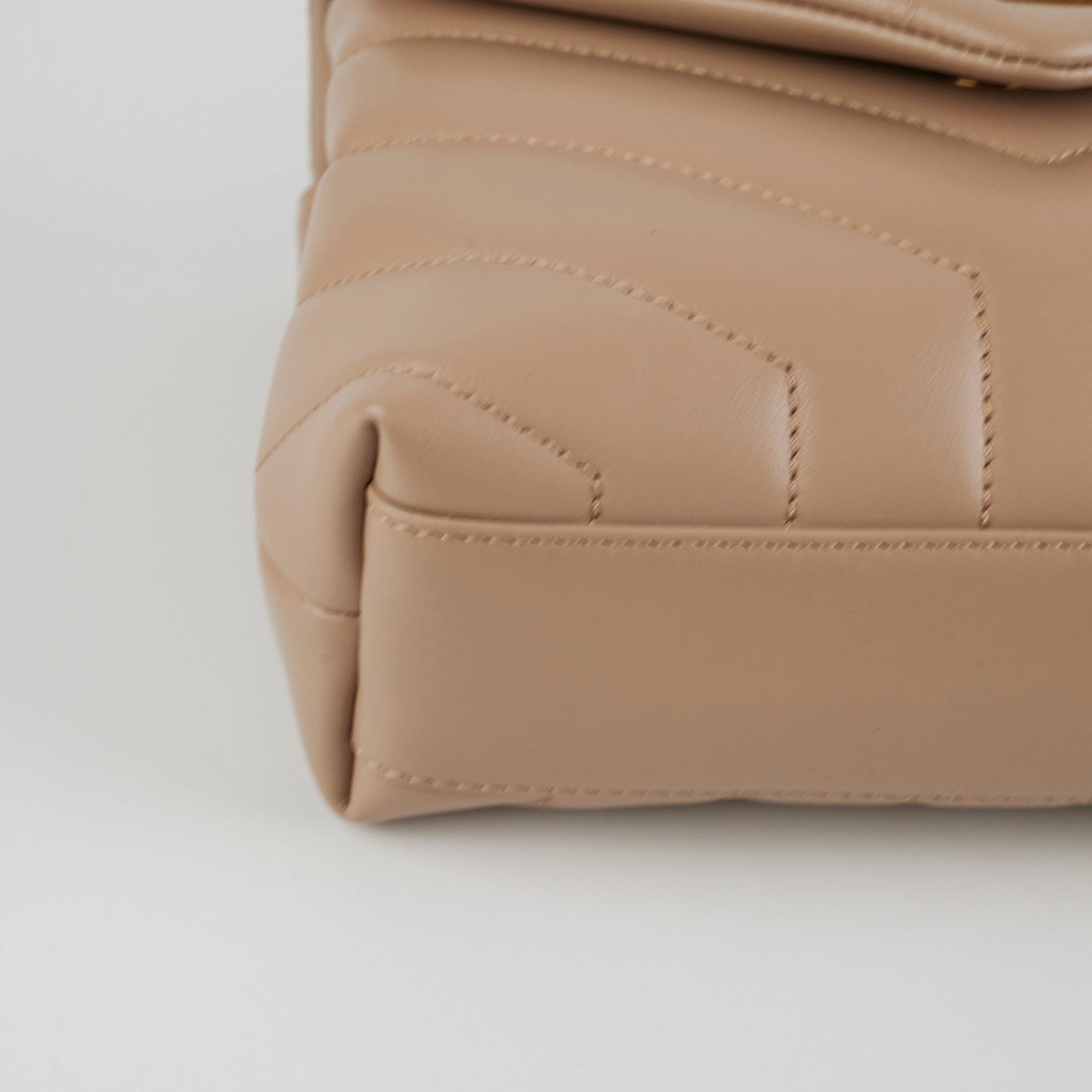 Saint Laurent Toy Lou Lou Beige Crossbody Bag