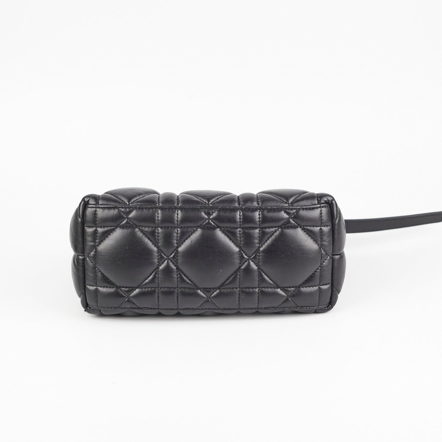 Christian Dior Diortravel Nomad Bag Pouch Calfskin Black