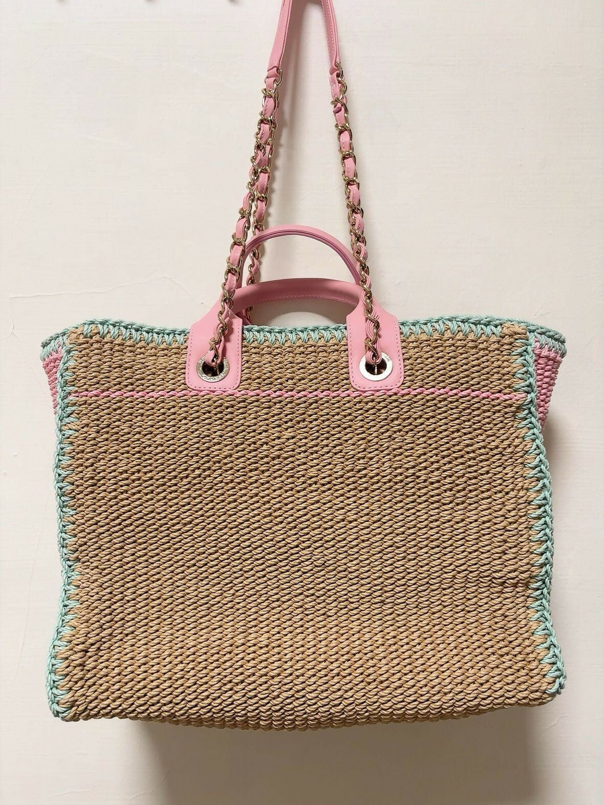 Chanel Spring Summer 2024 Large Shopping Bag in Crochet