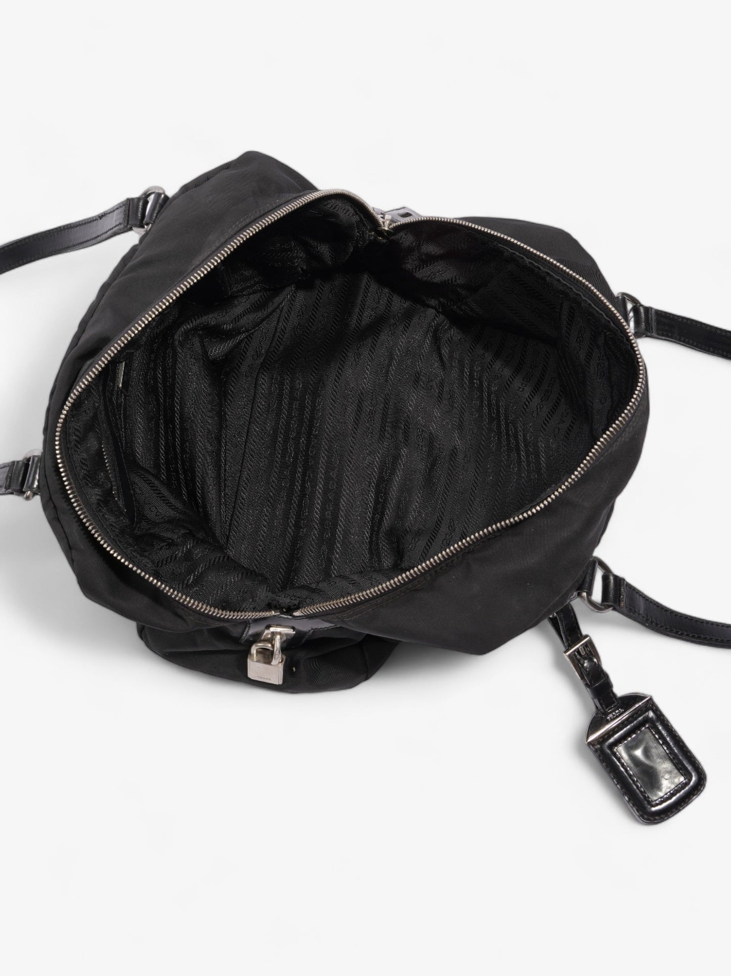 Prada Canapa Logo Black Nylon