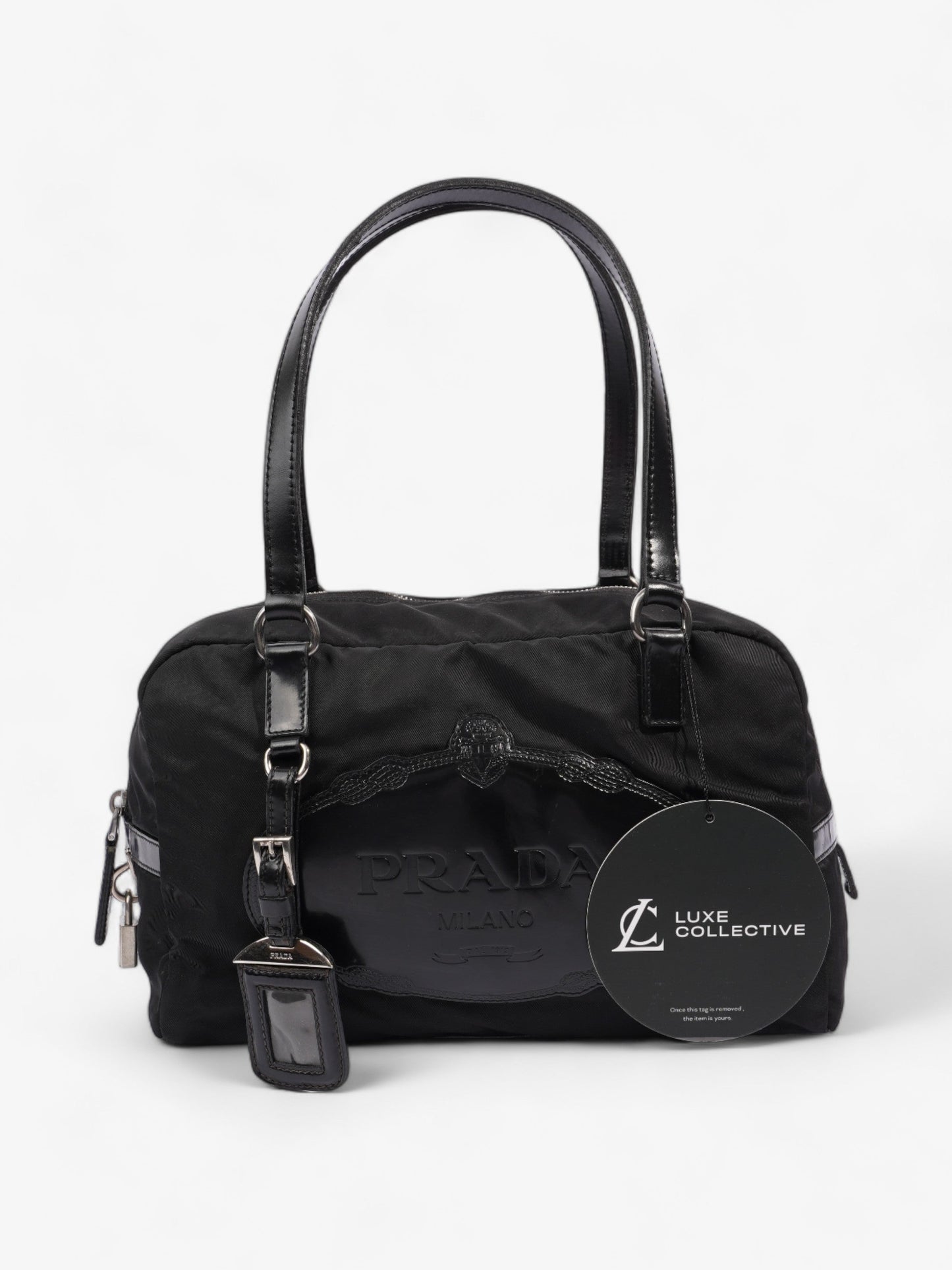 Prada Canapa Logo Black Nylon