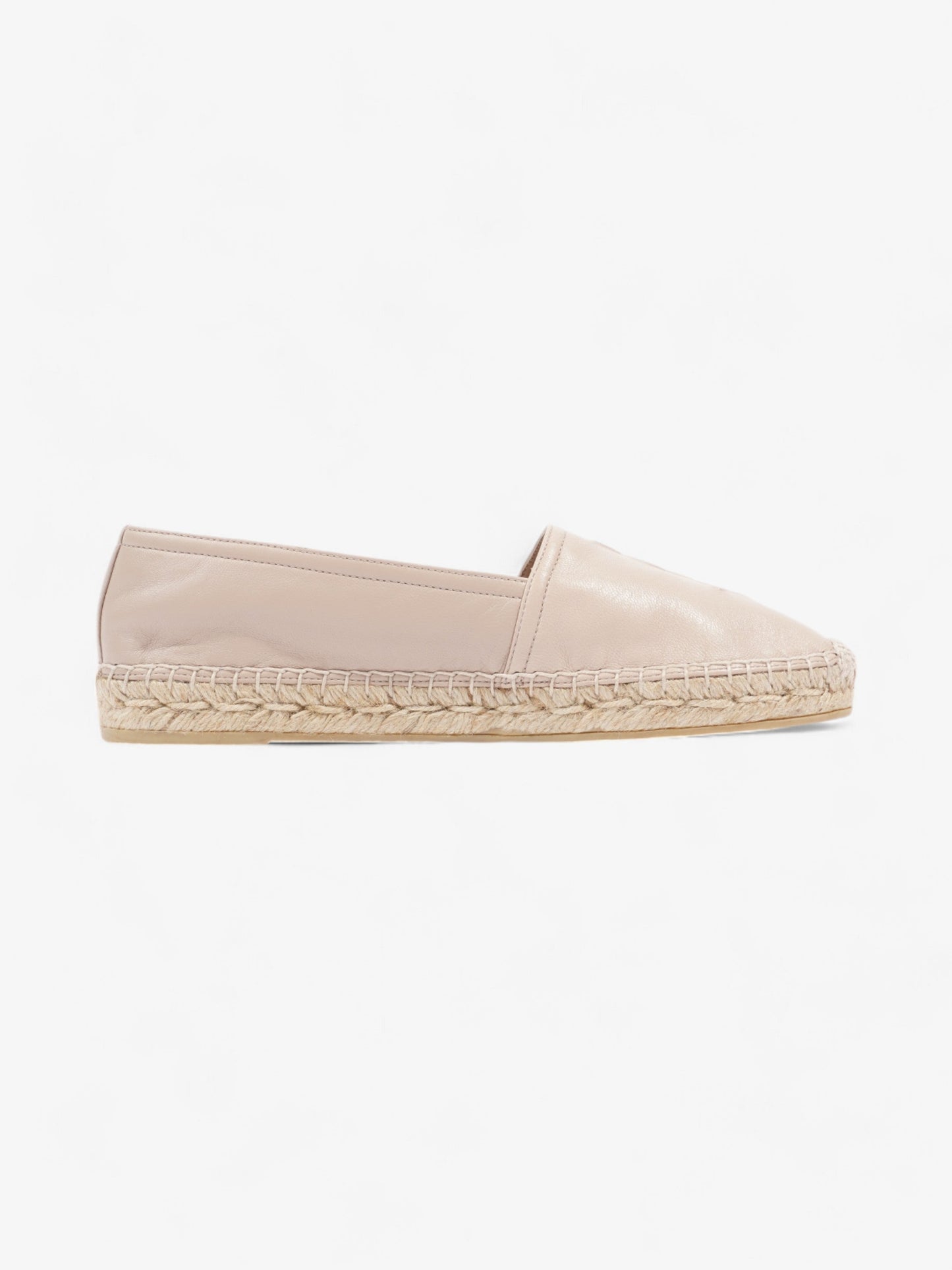 Saint Laurent YSL Espadrilles Nude Leather EU 38.5 UK 5.5