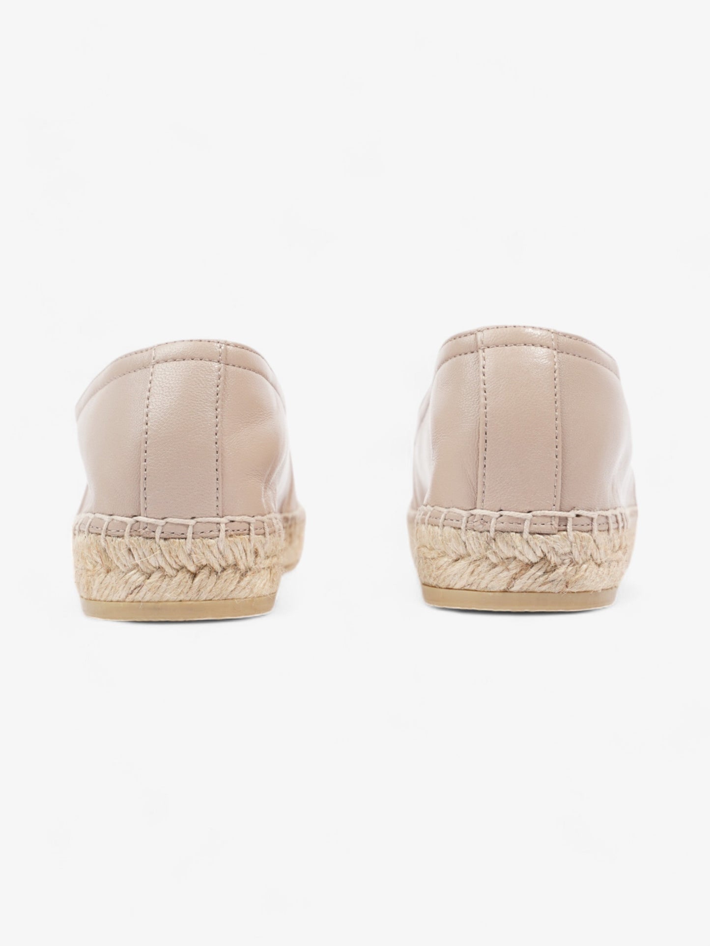 Saint Laurent YSL Espadrilles Nude Leather EU 38.5 UK 5.5