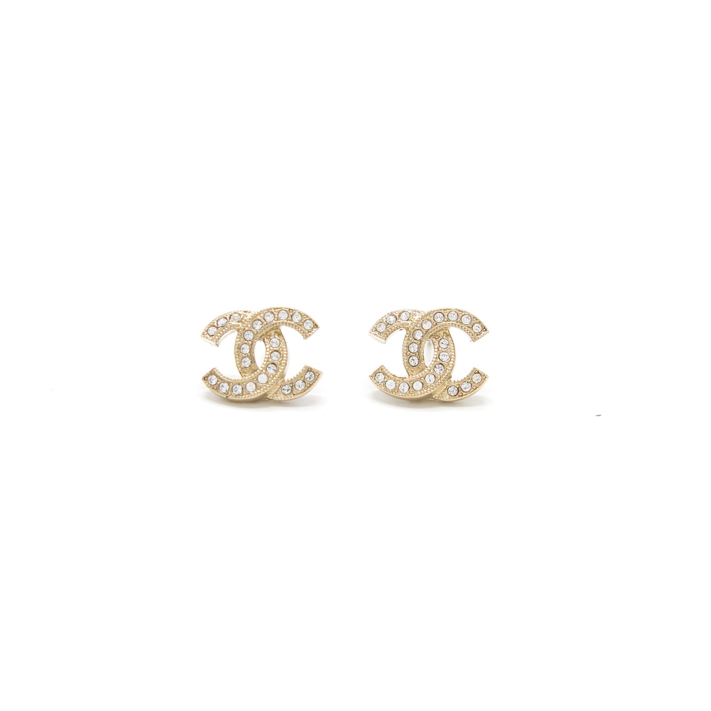 Chanel Classic CC Stud Earrings
