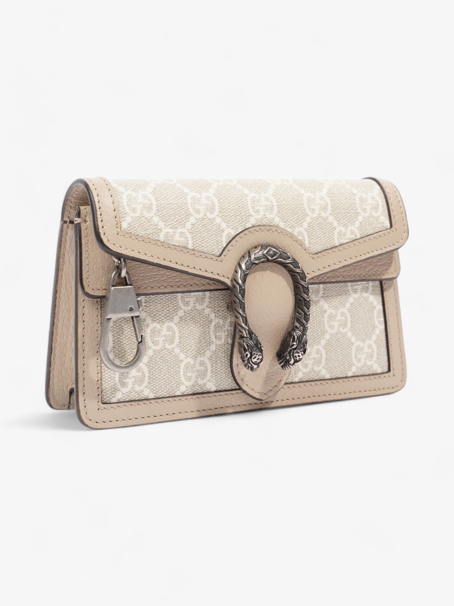 Gucci Dionysus GG Supreme / Beige Coated Canvas Super Mini