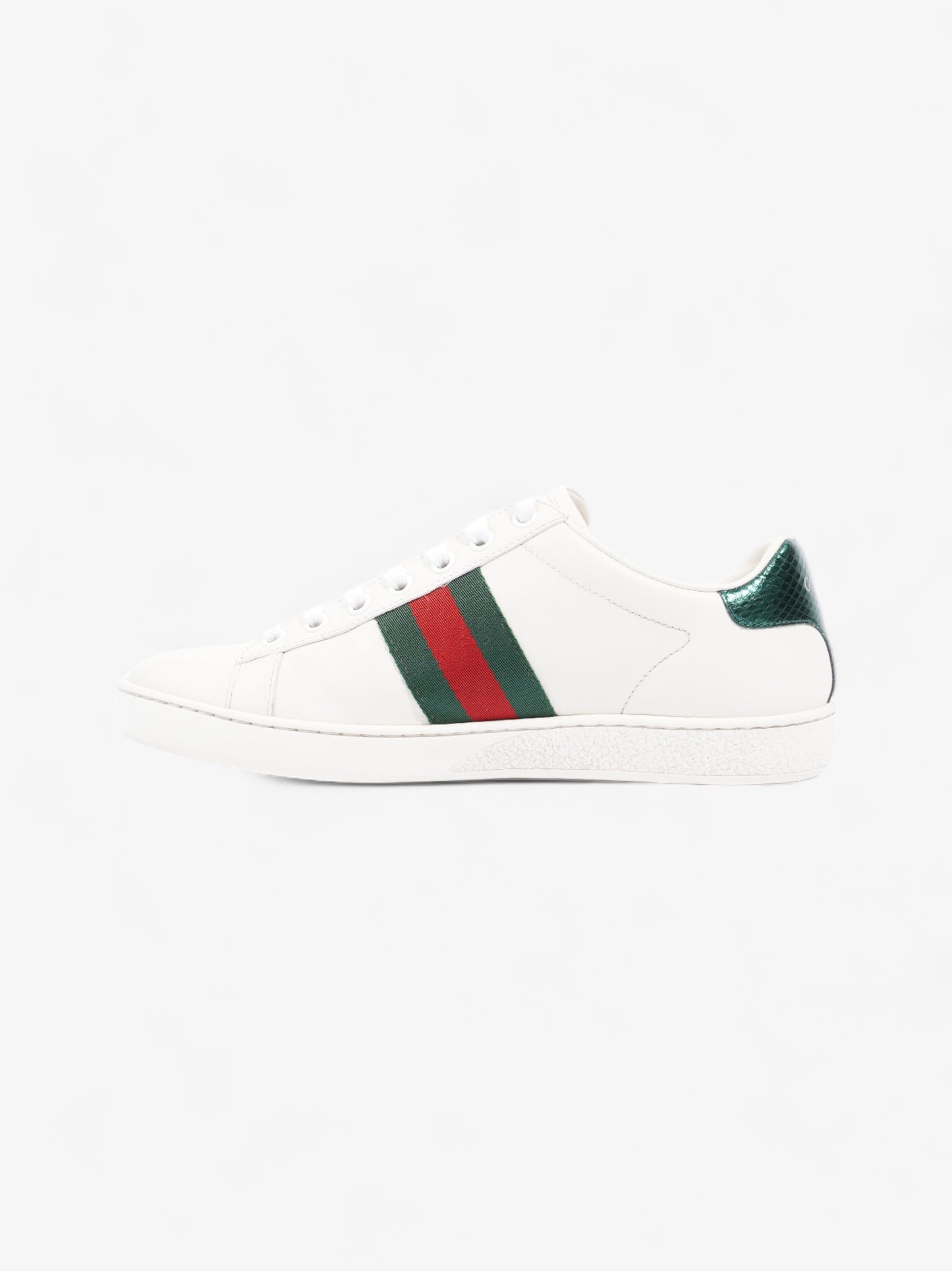 Gucci Ace Sneakers with Bee White / Green / Red Leather EU 37 UK 4