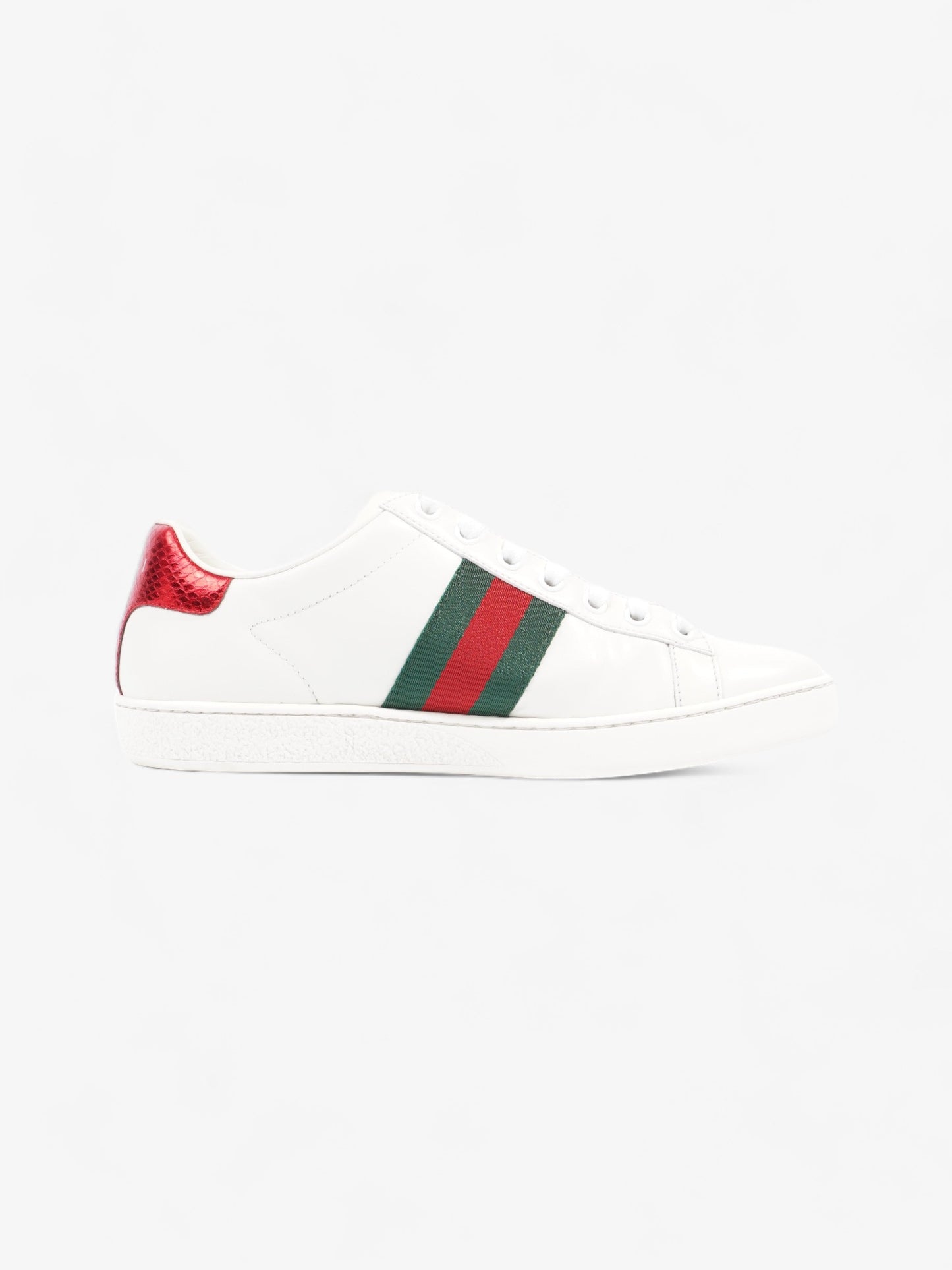 Gucci Ace Sneakers with Bee White / Green / Red Leather EU 37 UK 4
