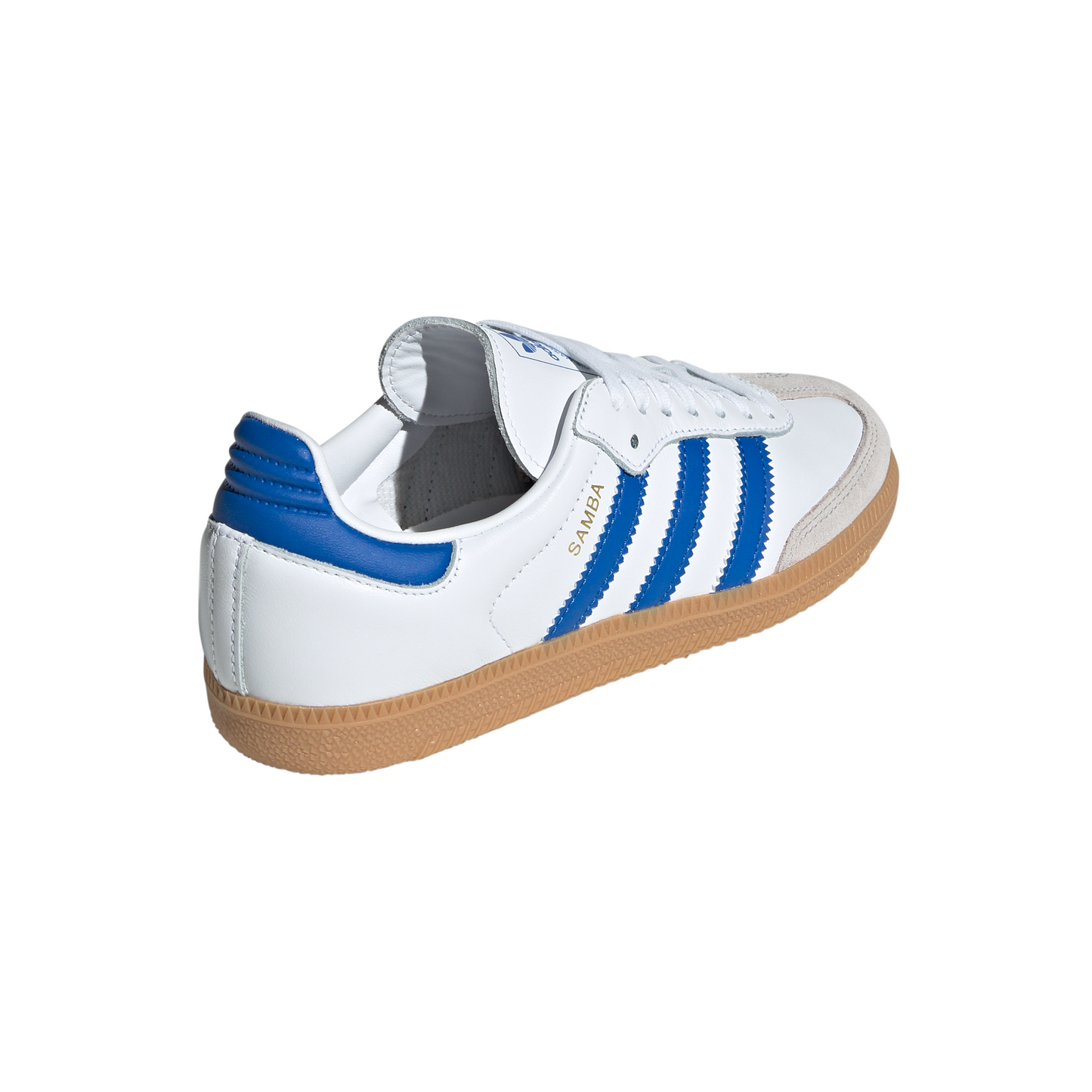 Big Kids' Adidas Samba OG J "White Blue"