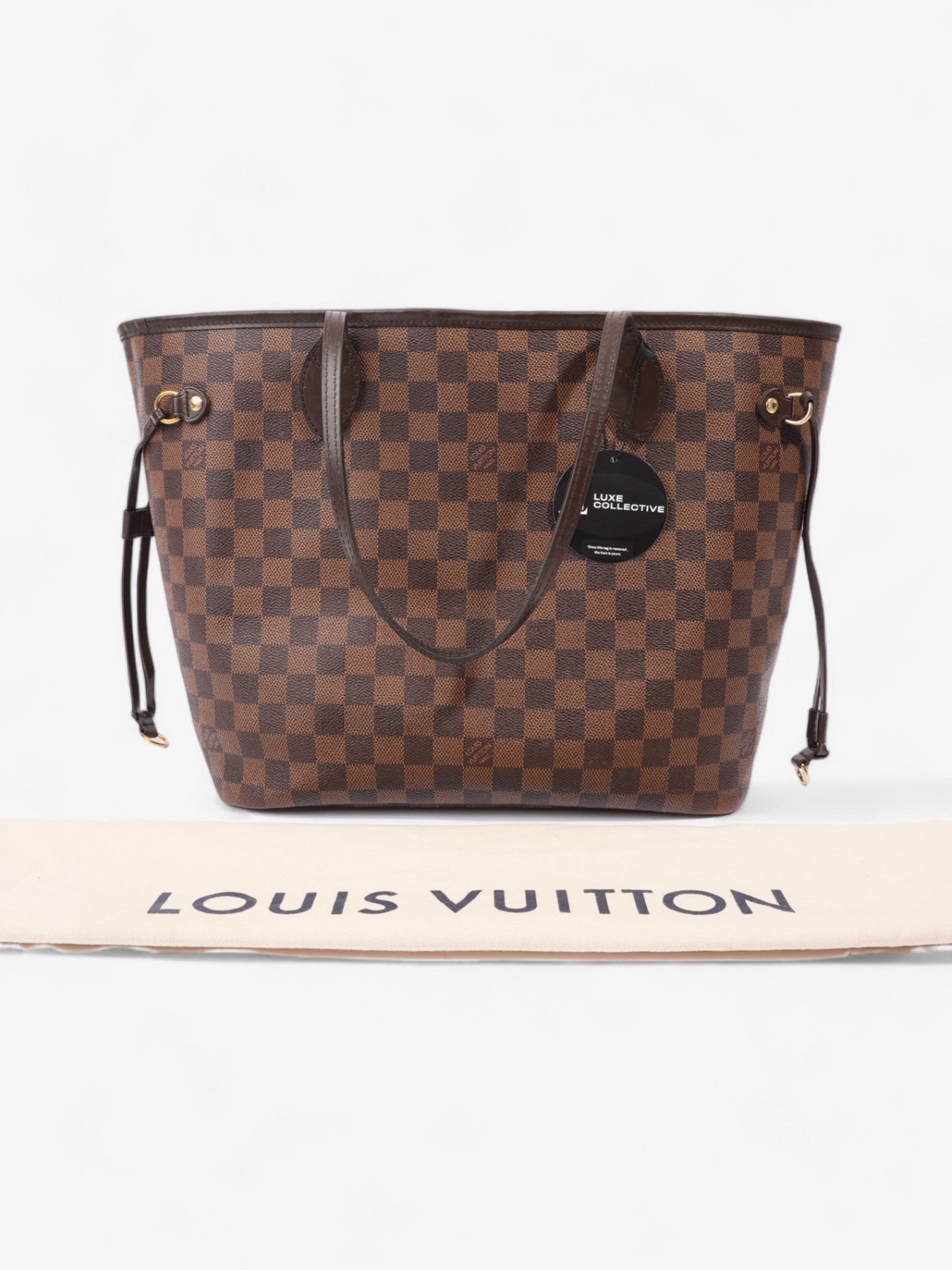 Louis Vuitton Neverfull Damier Ebene Coated Canvas MM