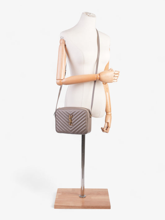 Saint Laurent Lou Camera Bag Grey Leather Medium