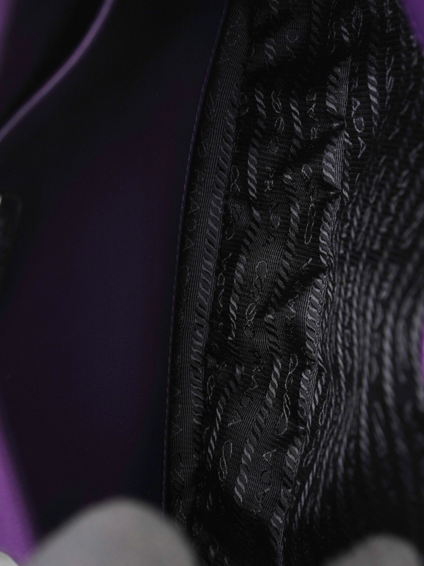 Prada Cleo Purple Patent Leather