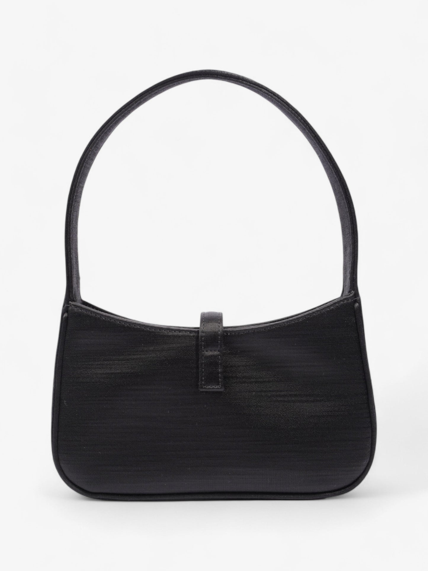 Saint Laurent Le 5 a 7 Black Satin Mini