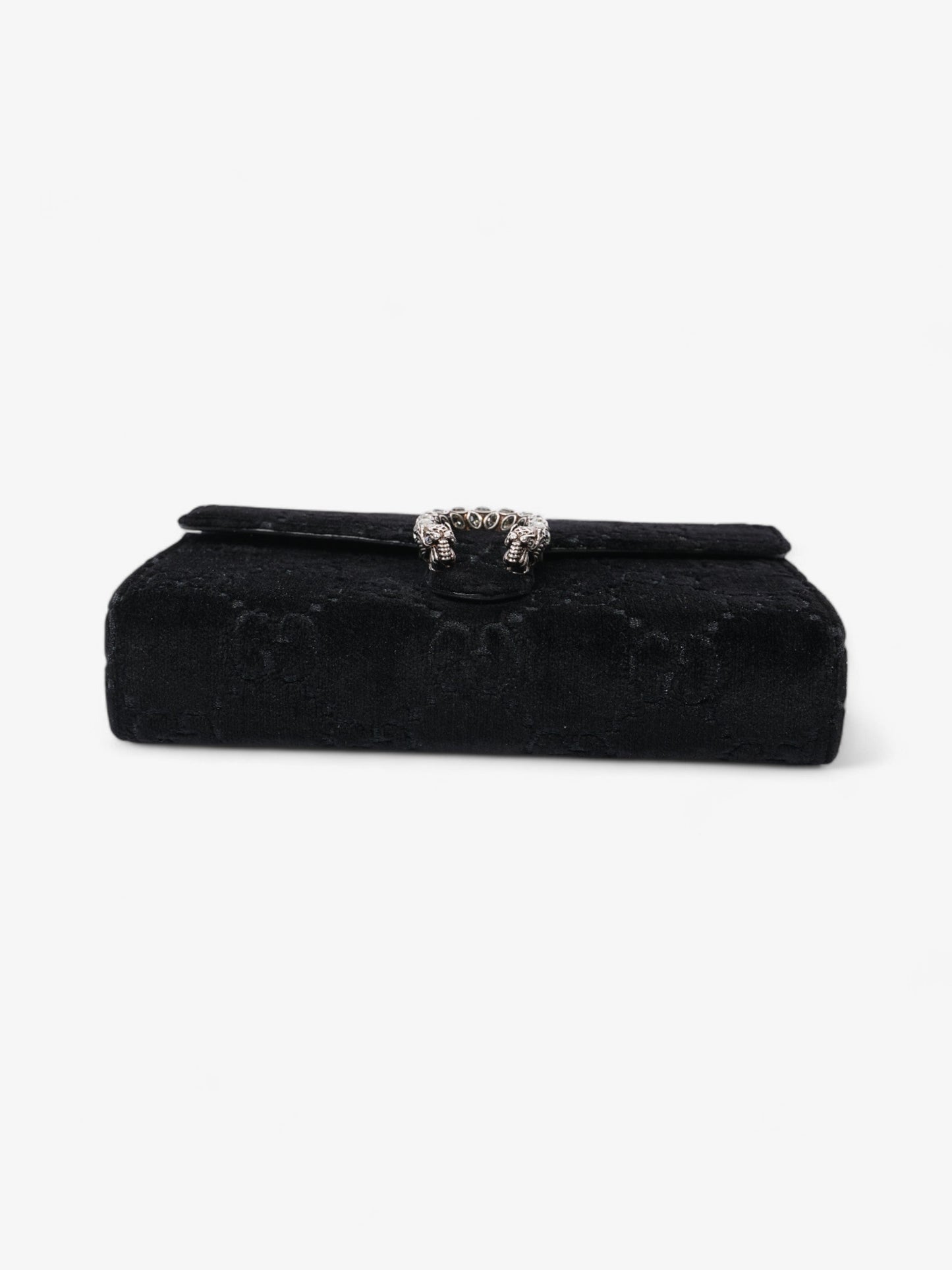 Gucci Dionysus Chain Wallet Black Velvet