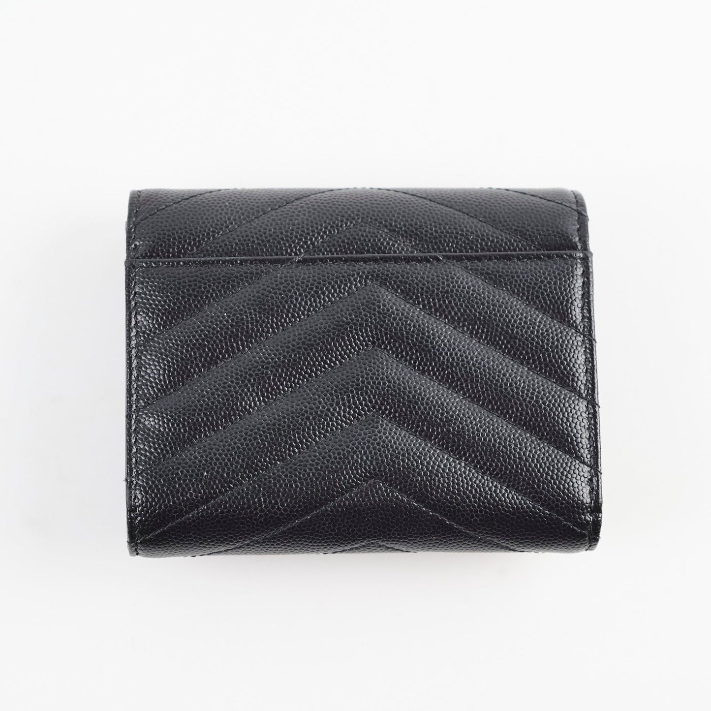 Saint Laurent Envelope Compact Black Wallet