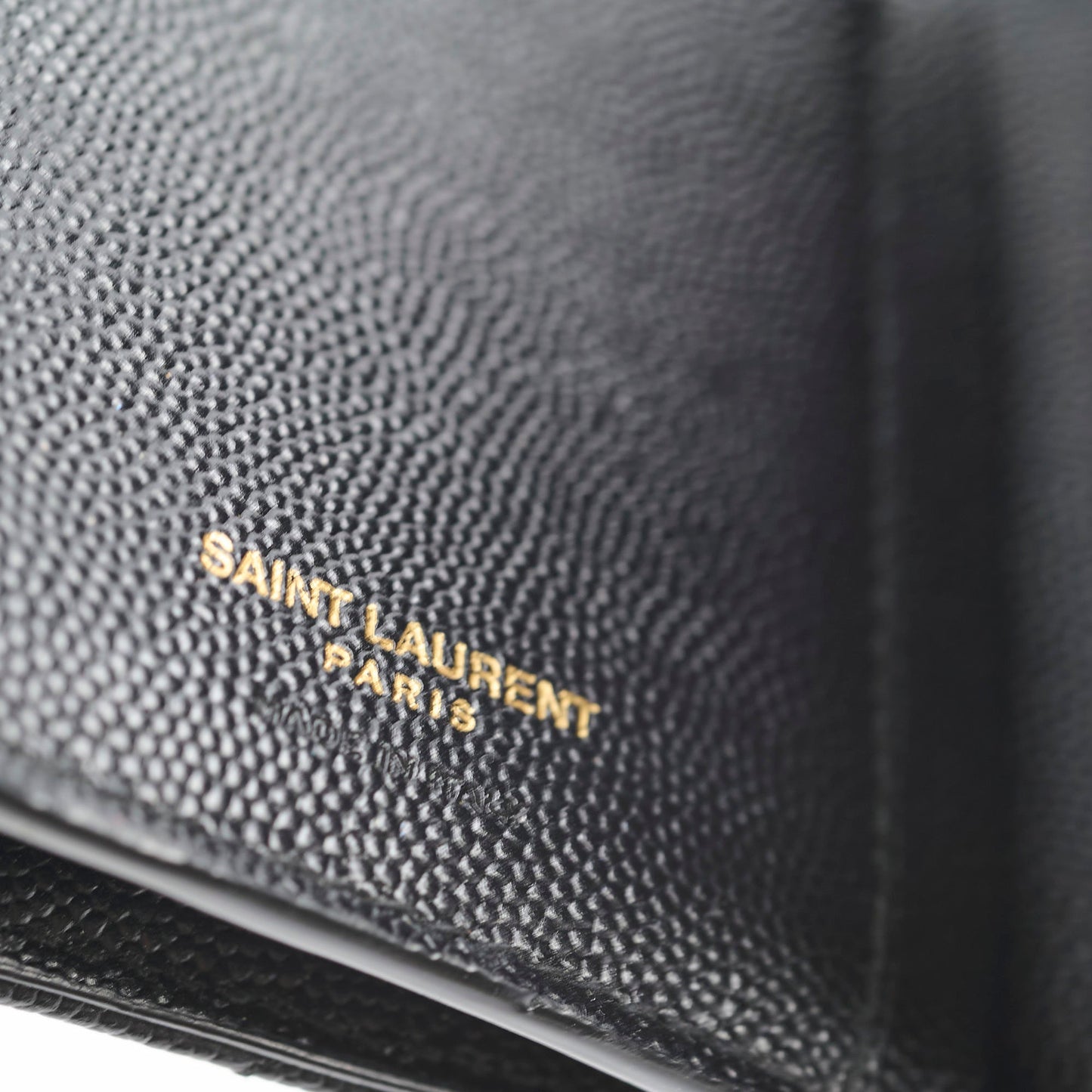 Saint Laurent Envelope Compact Black Wallet